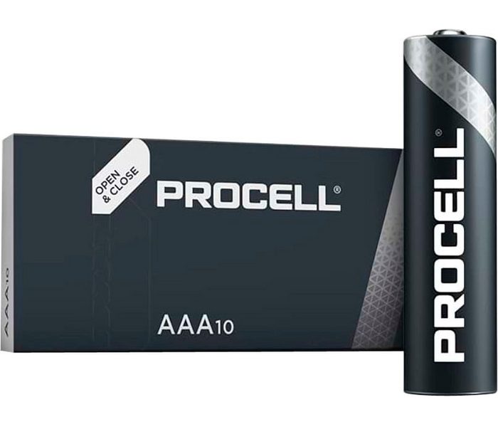 Duracell 10er Box Alkaline Micro AAA LR03 1.5V Procell Batterie (10 St)