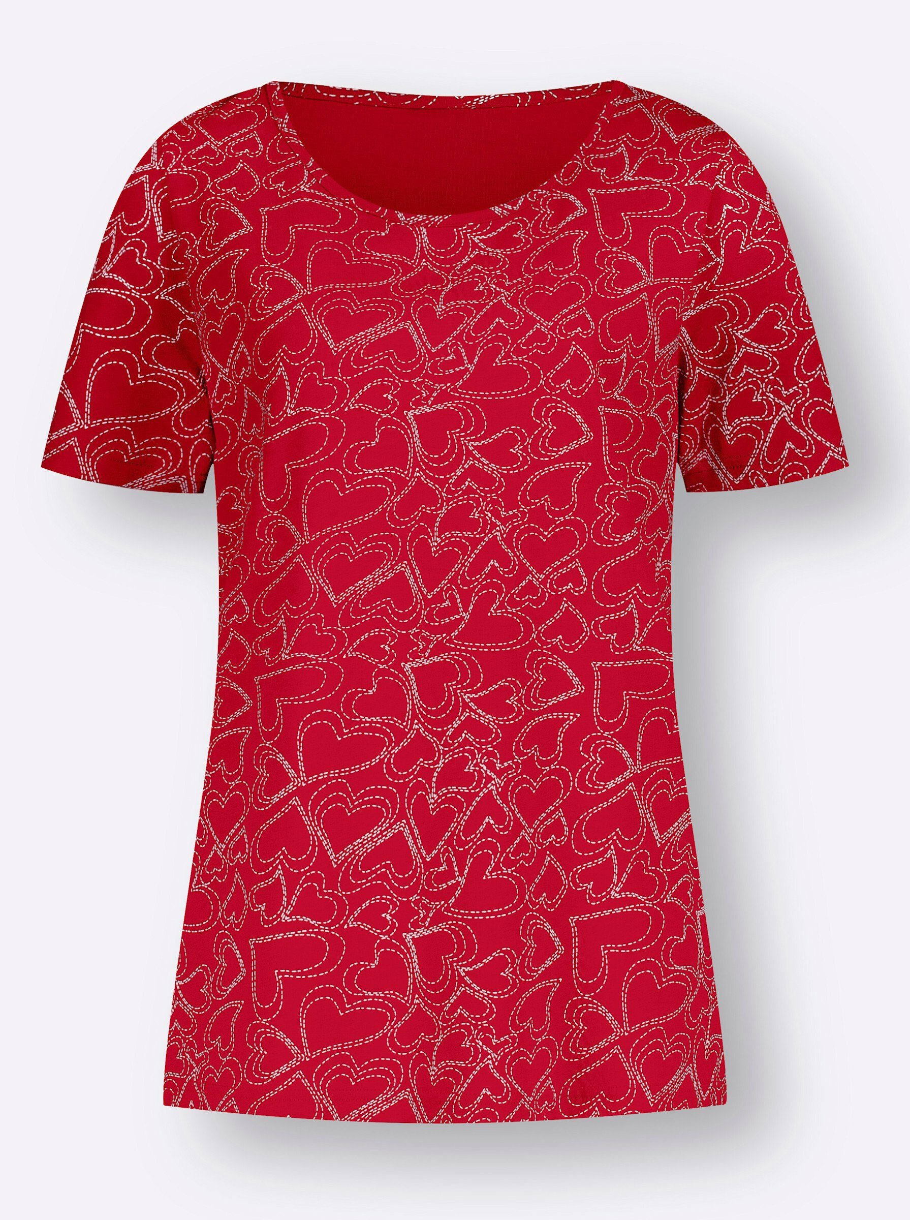 T-Shirt Druck-Shirt Kurzarm