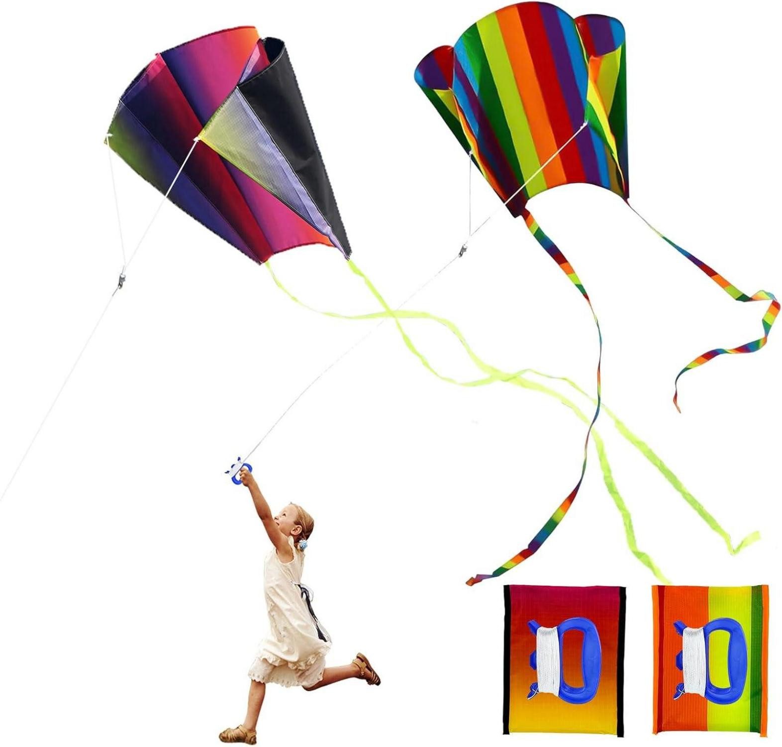 LuxusKollektion Flug-Drache Drachen Kinder Regenbogendrachen Schwänzen Einleiner Outdoor