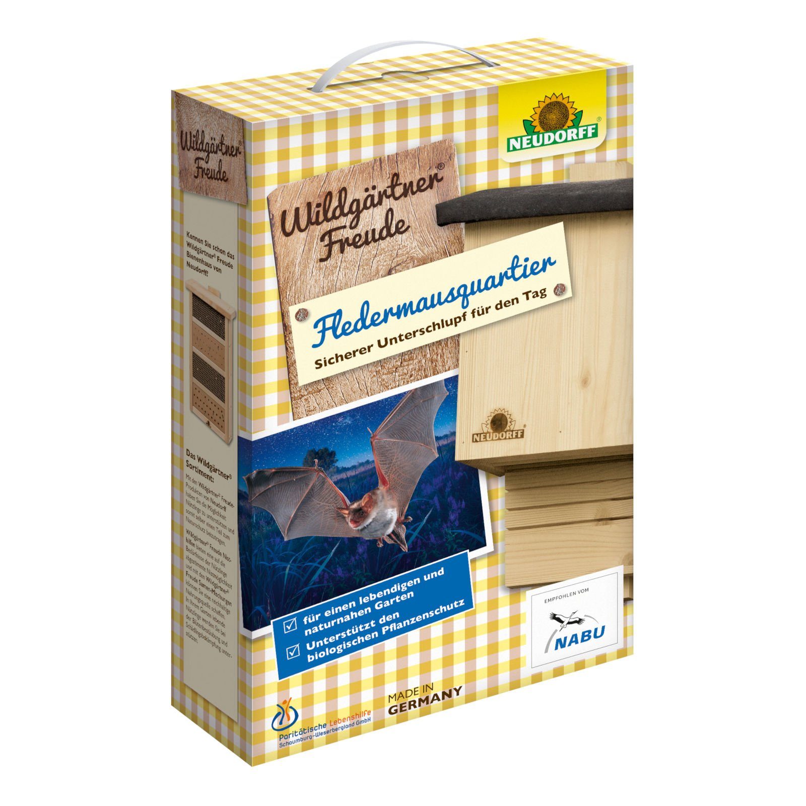 Neudorff Insektenhotel Wildgärtner Freude Fledermausquartier