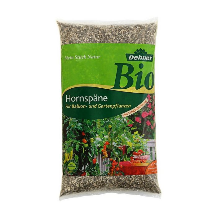 Dehner Gartendünger Bio Hornspäne 5 kg / 10 kg rein ökologisch für Beet und Balkon