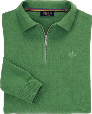 Franco Bettoni Polokragenpullover aus reiner, hautsympathischer Baumwolle