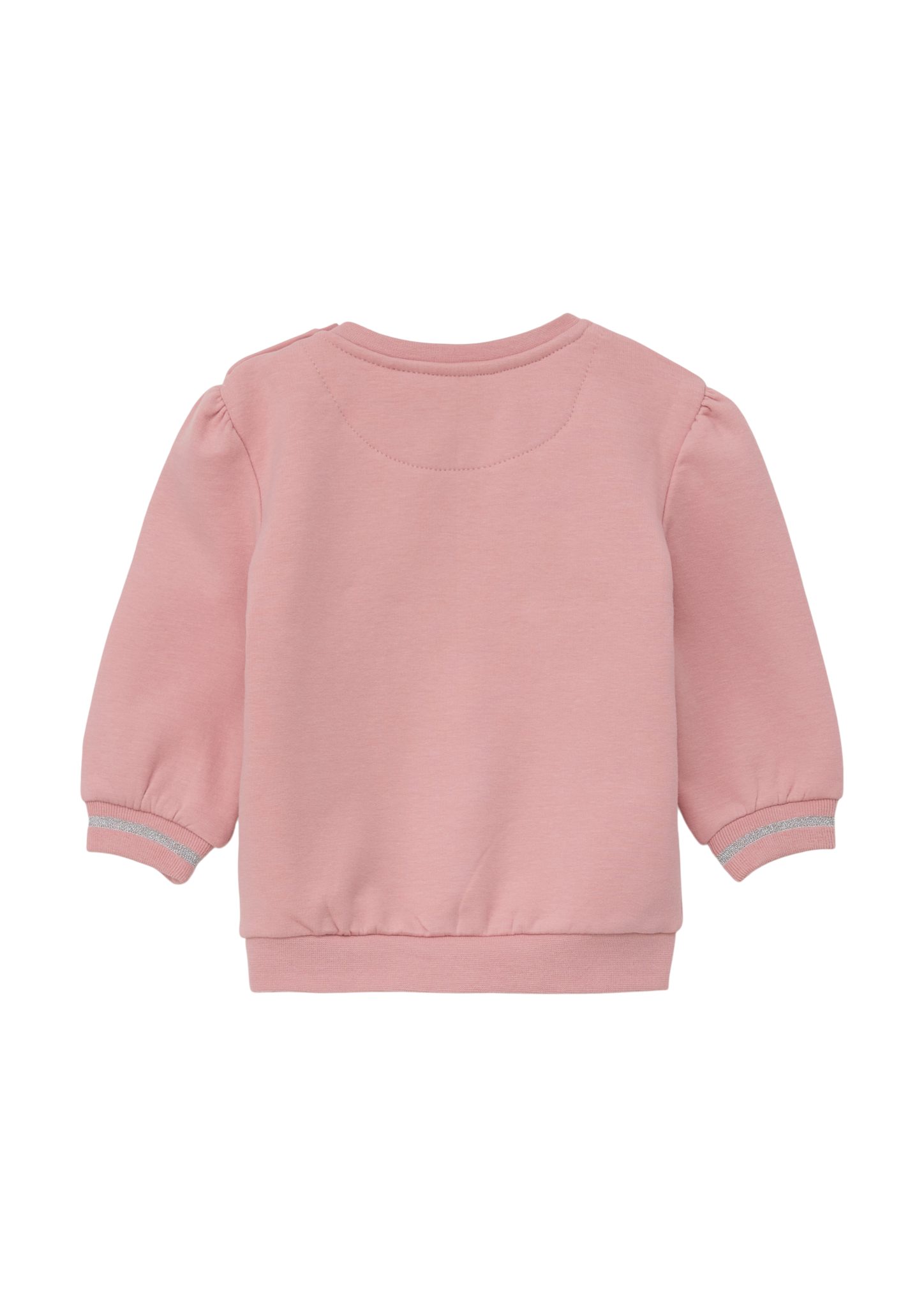 Sweatshirt Frontprint glitzerndem Sweatshirt s.Oliver mit