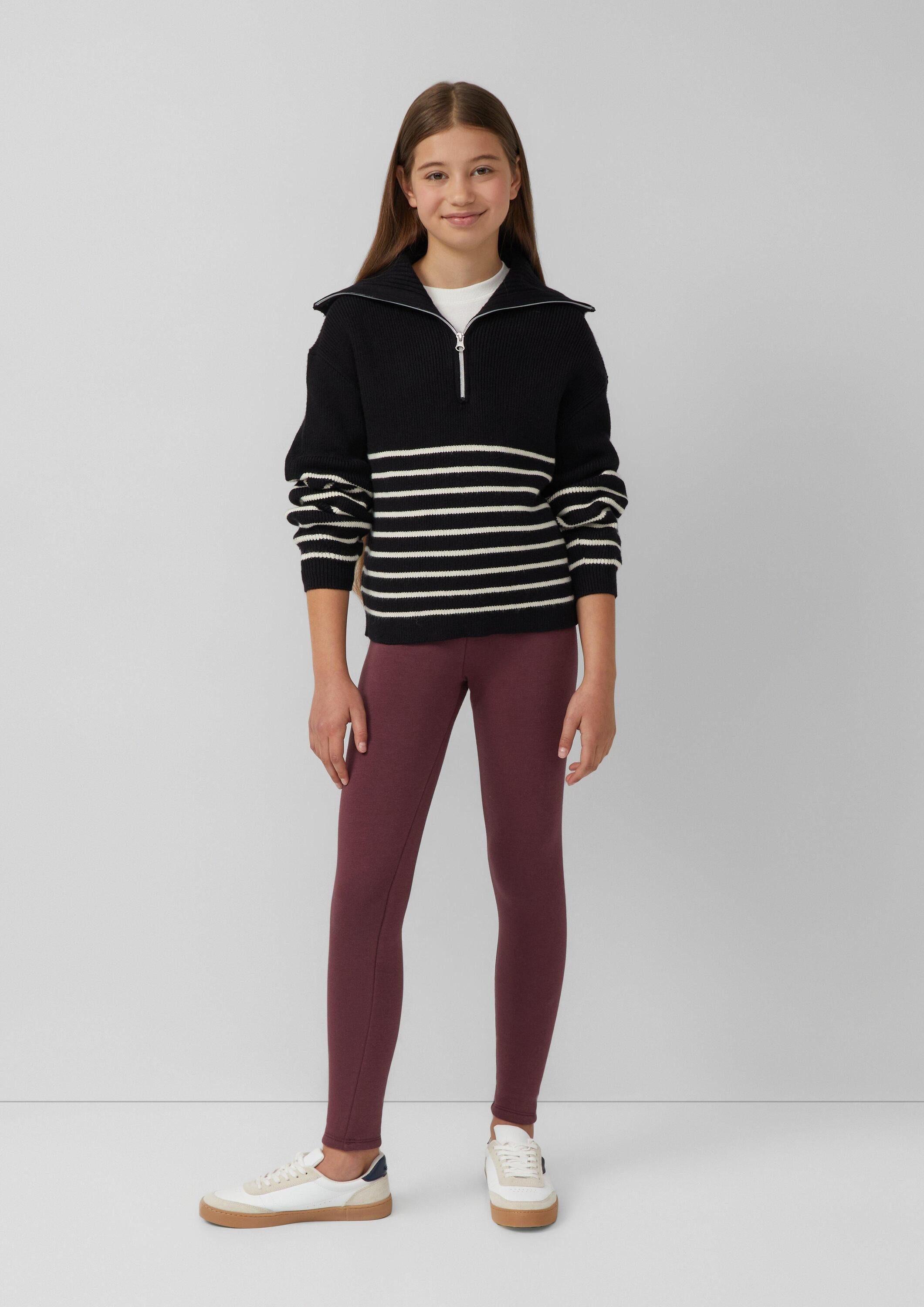 s.Oliver Leggings Leggings Kuschelige Thermofleece-Leggings mit elastischem Bund