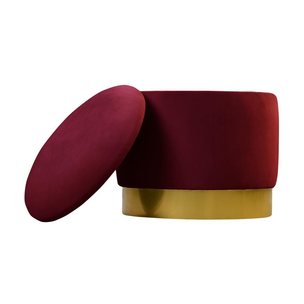 JVmoebel Pouf Moderner roter Sitzhocker mit Polyätherschaum-Polsterung (1-St., Hocker), Made in Europa