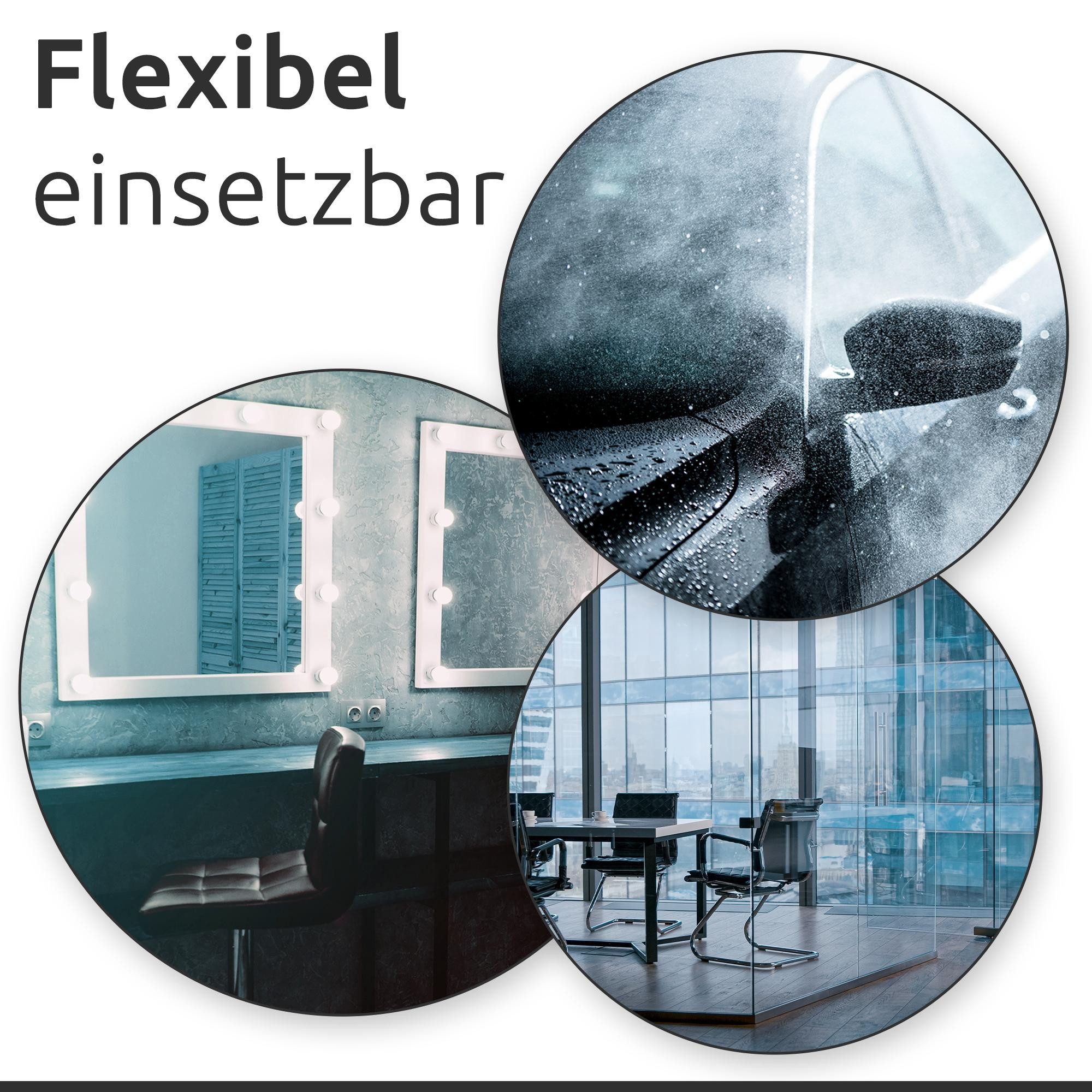 ECENCE Duschabzieher - Fensterabzieher aus Silikon Schwarz + Aufhängung & Mikrofasertuch – Bild 5 von 5