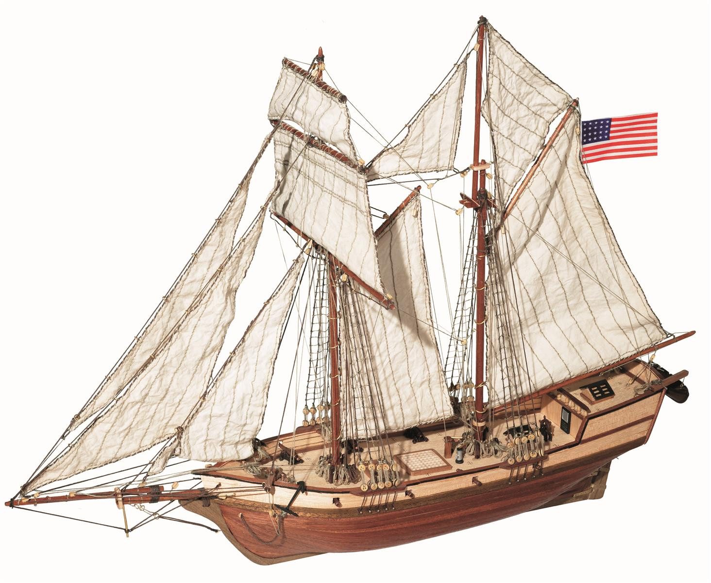 OcCre Modellbausatz Albatros 1:100 Schiffsbausatz, (Schiff, 1640-tlg., Schiffsbausatz), Made in Europe