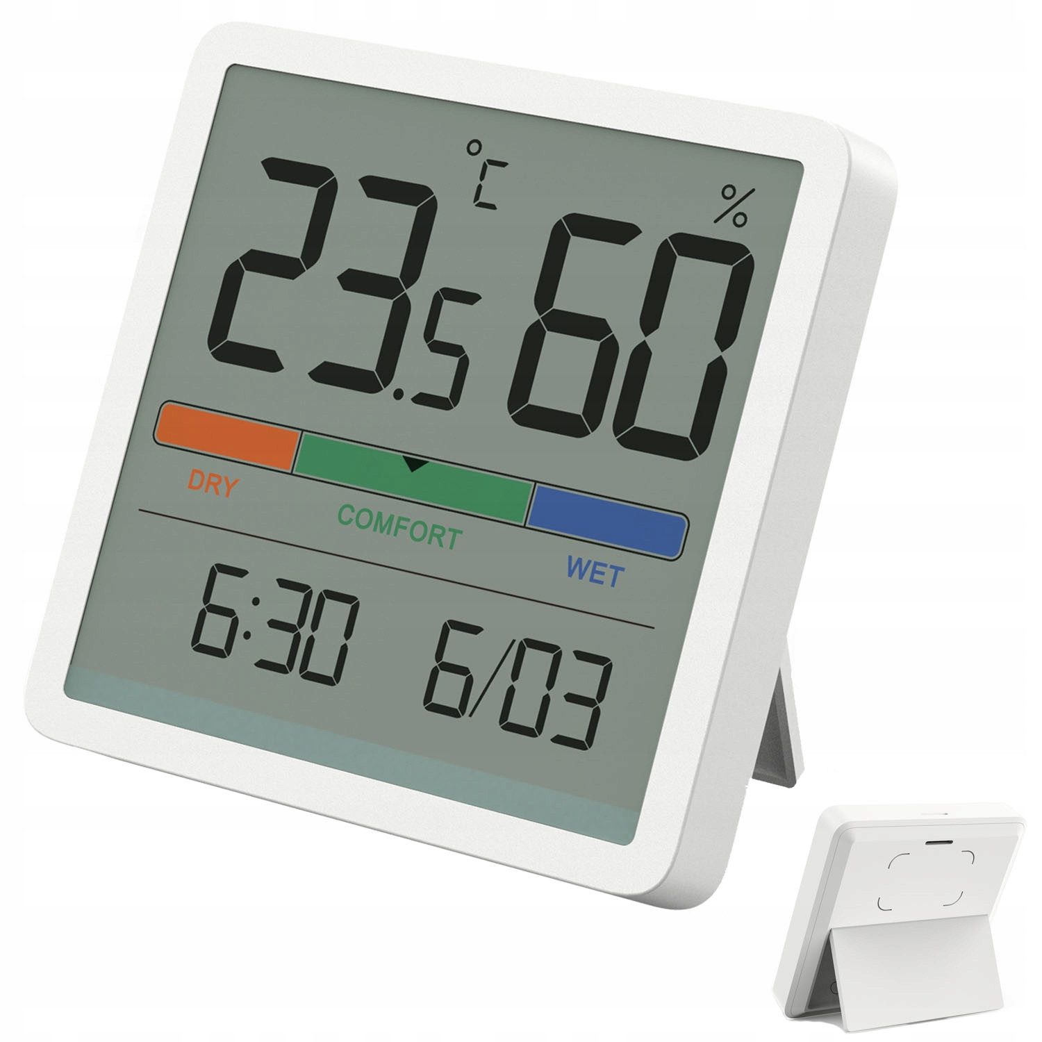 Hygrometer Digitales Thermo-Hygrometer LCD-Anzeige Temperatur Luftfeuchtigkeit.