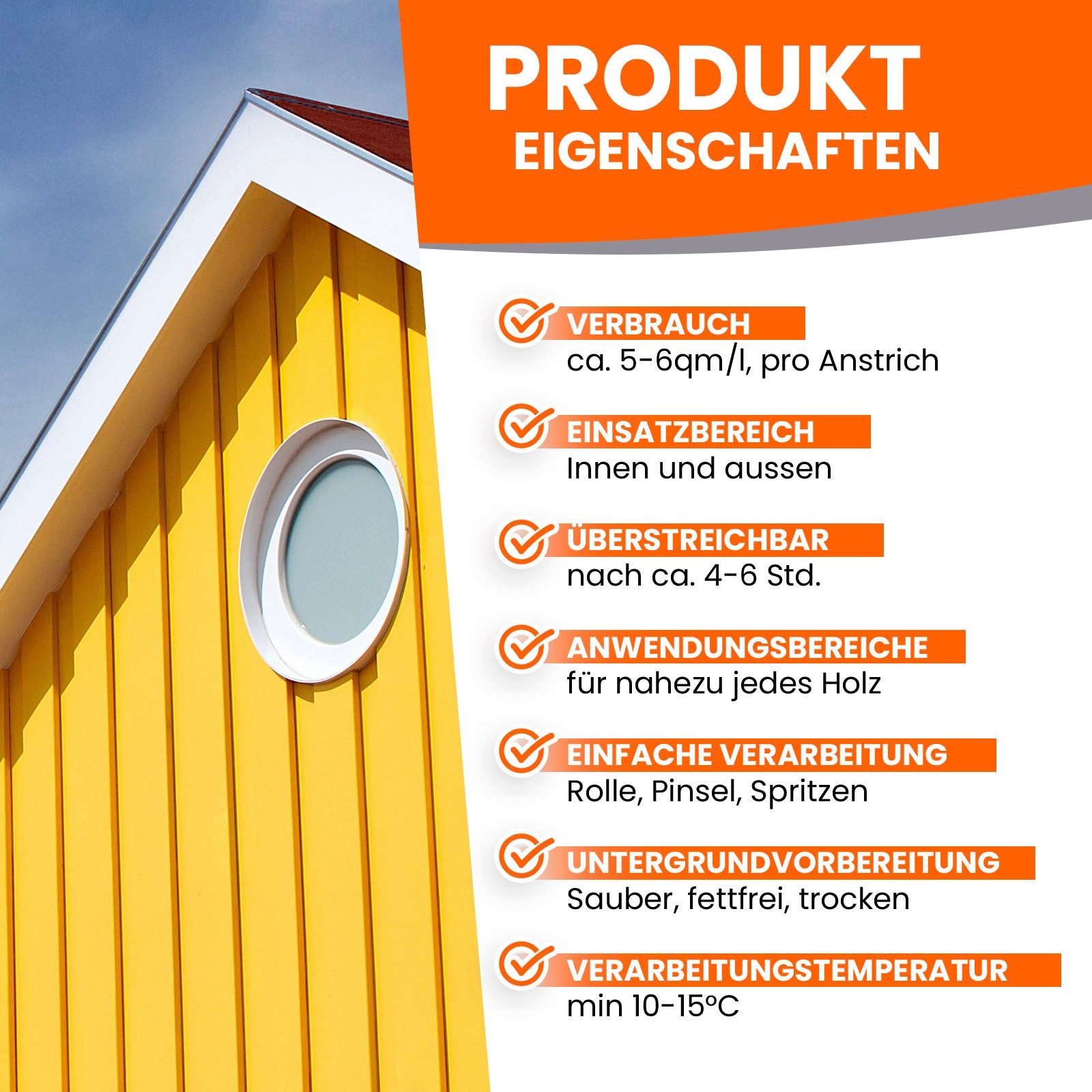 BEKATEQ Wetterschutzfarbe BE-420 Holzfarbe, Holzfarbe, Holzlack, Zaunfarbe, günstig online kaufen