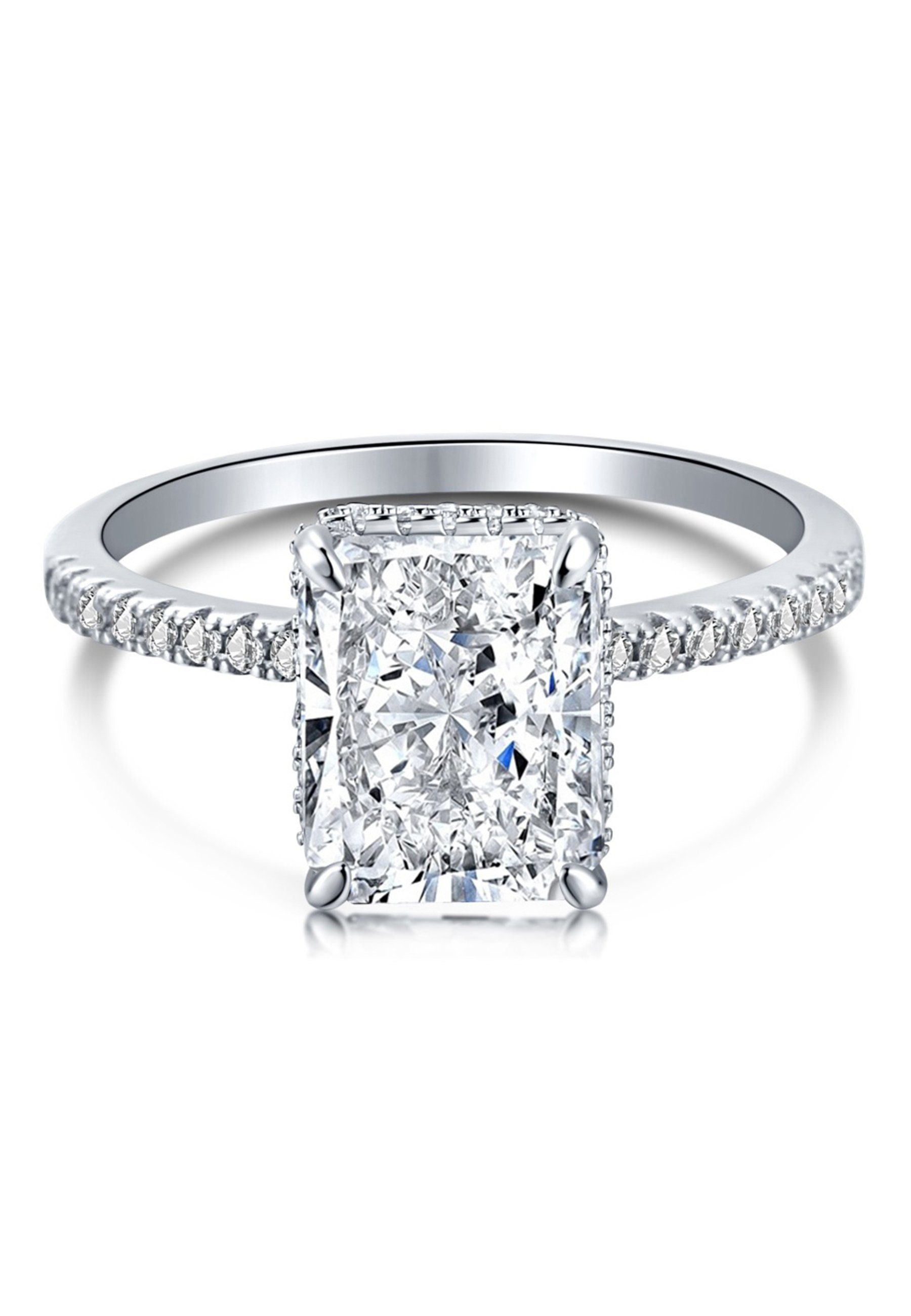 BRELLATO Silberring Damen Cocktailring Cubic Zirconia 925 Echt Sterling Sil günstig online kaufen