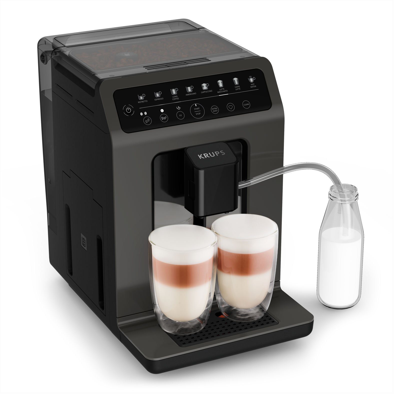 Krups Kaffeevollautomat EA89ZB10, Speicherung der Einstellungen, Kegelmahlwerk