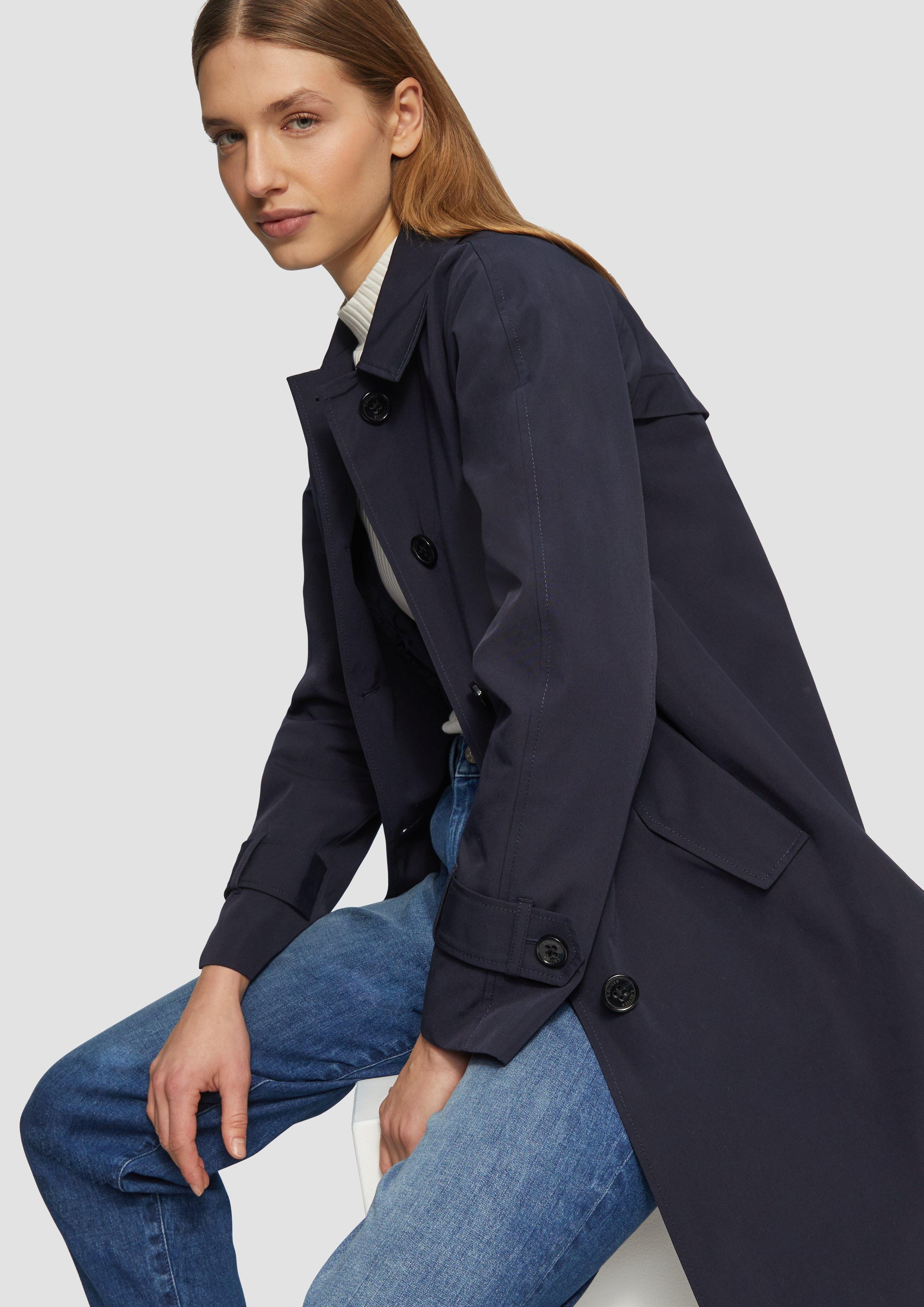 s.Oliver Funktionsmantel Carcoat mit Rückenschlitz und günstig online kaufen