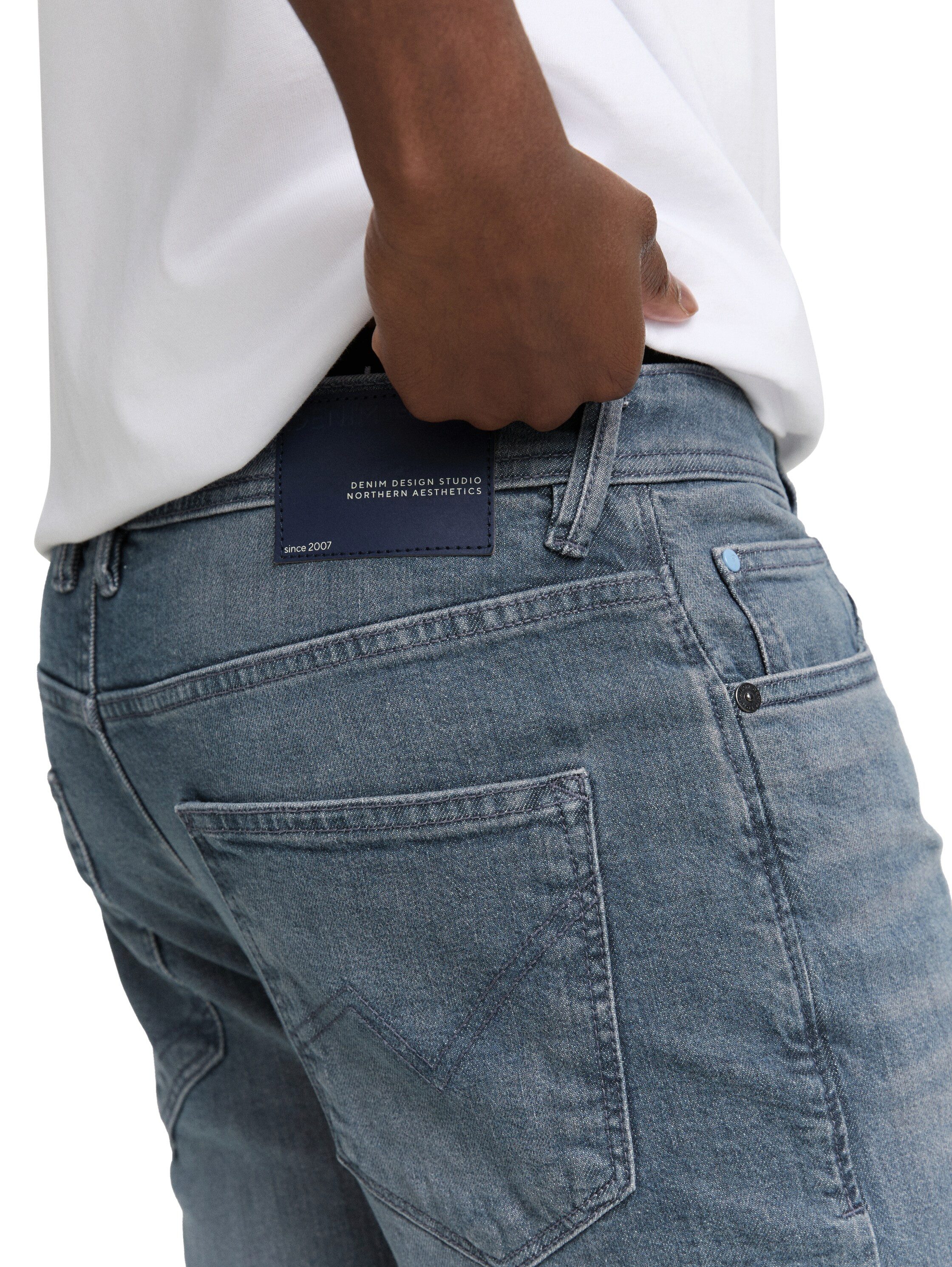 TOM TAILOR Denim Tapered-fit-Jeans im Five-Pocket Style