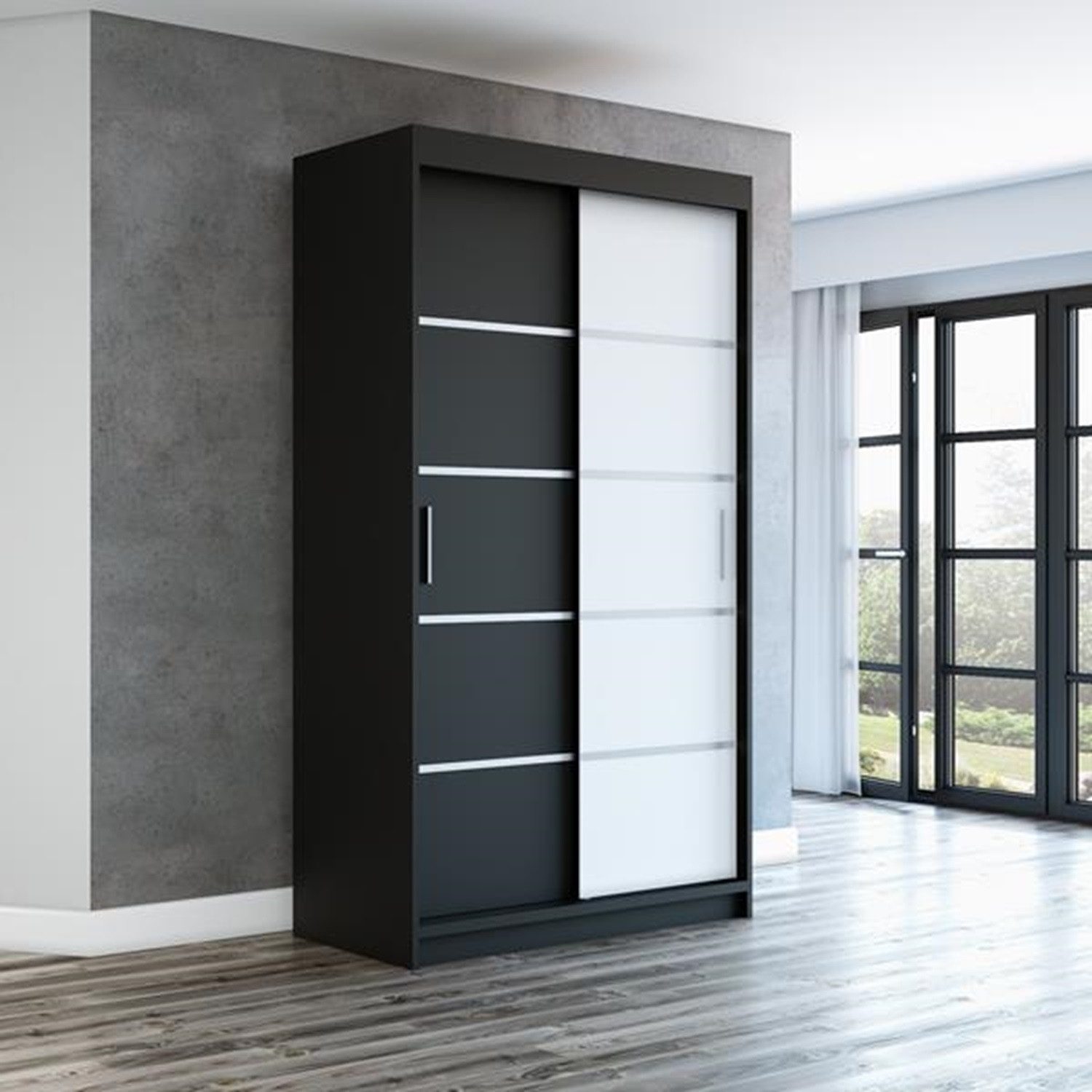 A&J MöbelLand GmbH Schwebetürenschrank PARIS 2-türig günstig online kaufen