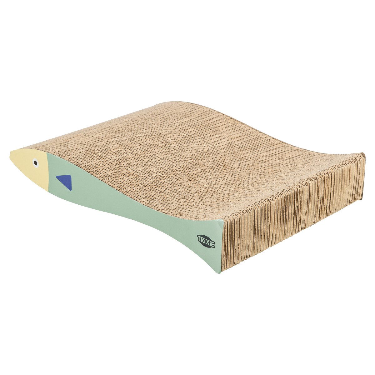 TRIXIE Kratzpappe Kratzpappe in FIschform mint/creme - 2er Pack