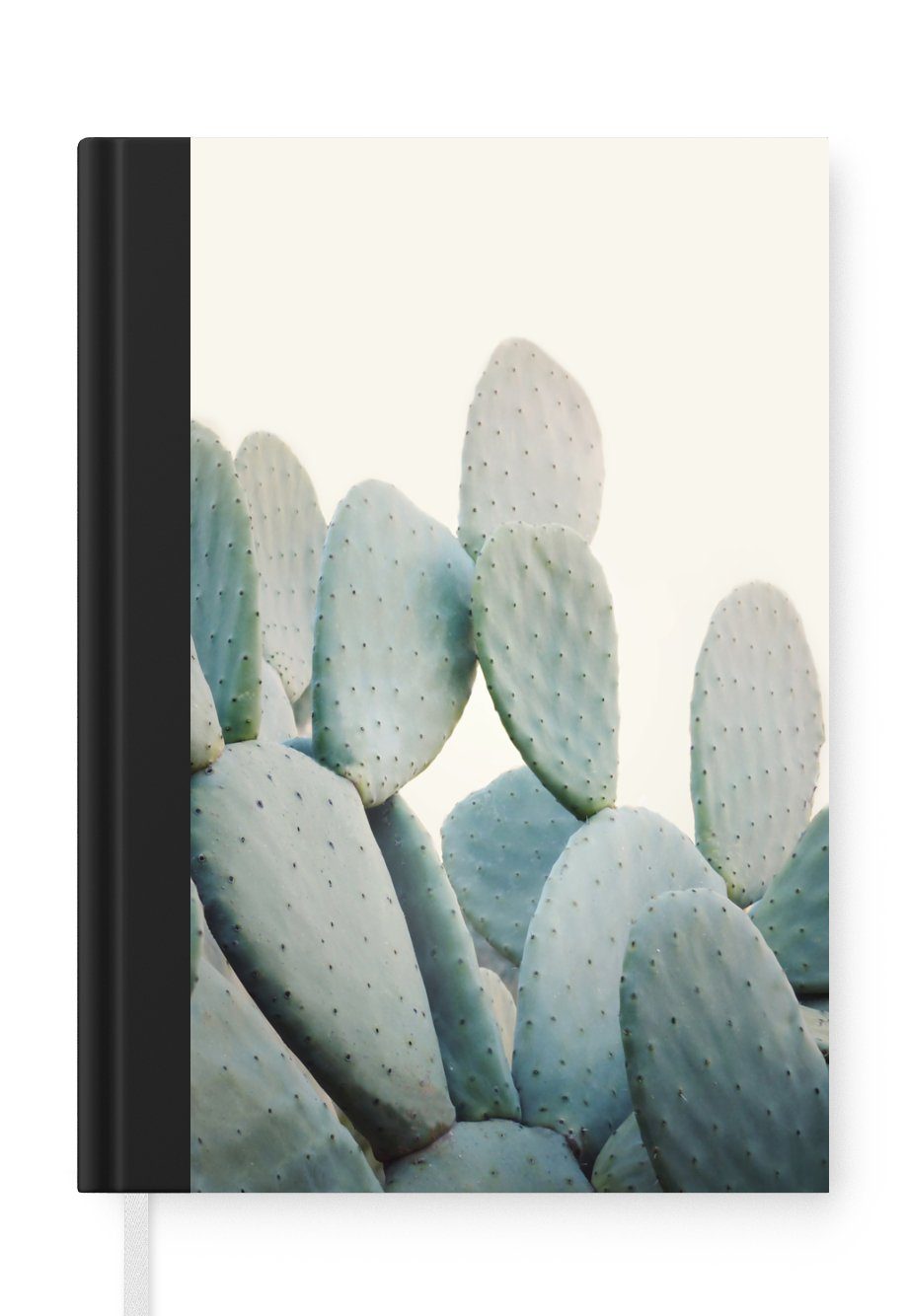 MuchoWow Notizbuch Pflanze - Grün - Kaktus - Natur, Journal, Merkzettel, Tagebuch, Notizheft, A5, 98 Seiten, Haushaltsbuch