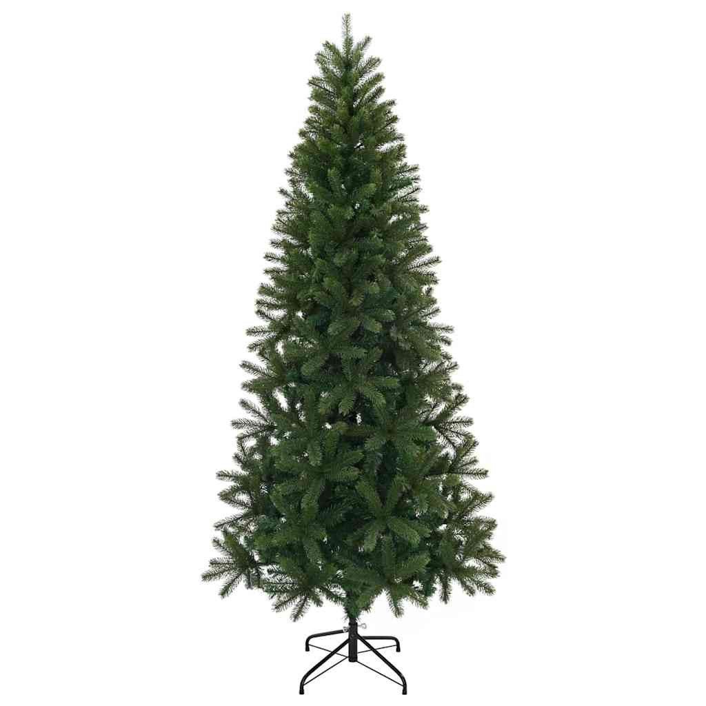 vidaXL Künstlicher Weihnachtsbaum Künstlicher Weihnachtsbaum 210 cm PVC, PE und Stahl Grün – Bild 3 von 5