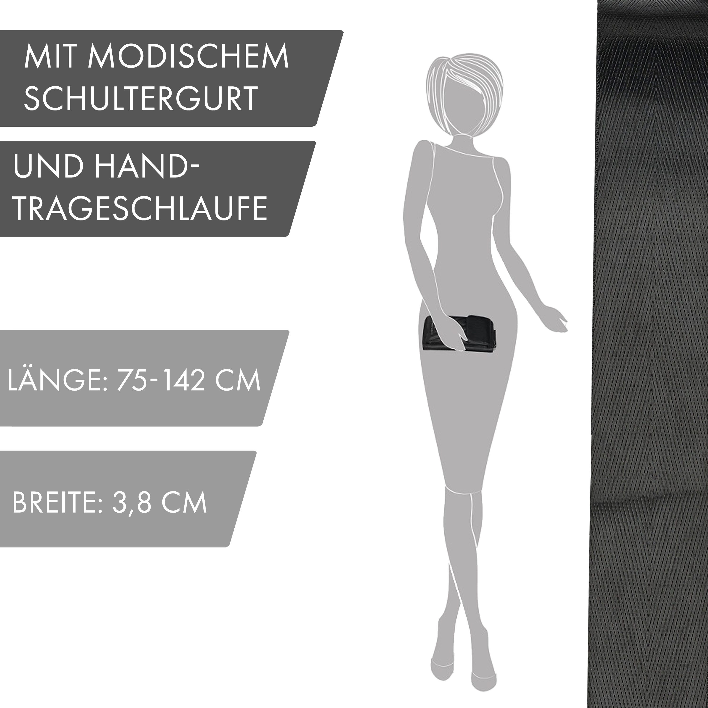 Enrico Benetti Handytasche Kleine Umhängetasche Damen - mit Geldbörse (2in1 Crossbody Tasche, 1-tlg., zum umhängen), kompatibel mit Apple iPhone 13, 14, 15, 16, – Bild 5 von 5