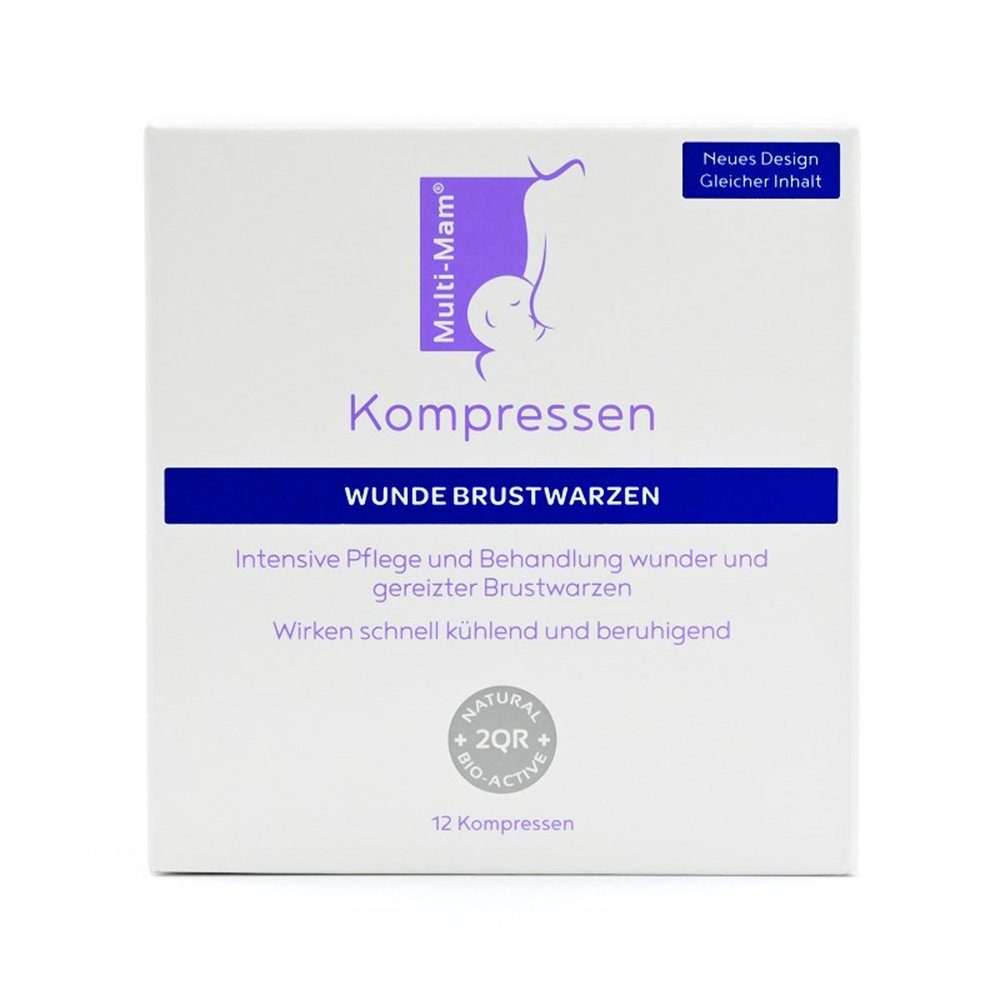 Kalt-Warm-Kompresse MULTI-MAM Kompressen zur Behandlung und Pflege der Brustwarzen, 12 Stk