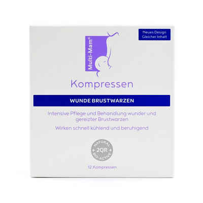 Karo Pharma GmbH Kalt-Warm-Kompresse MULTI-MAM Kompressen zur Behandlung und Pflege der Brustwarzen, 12 Stk