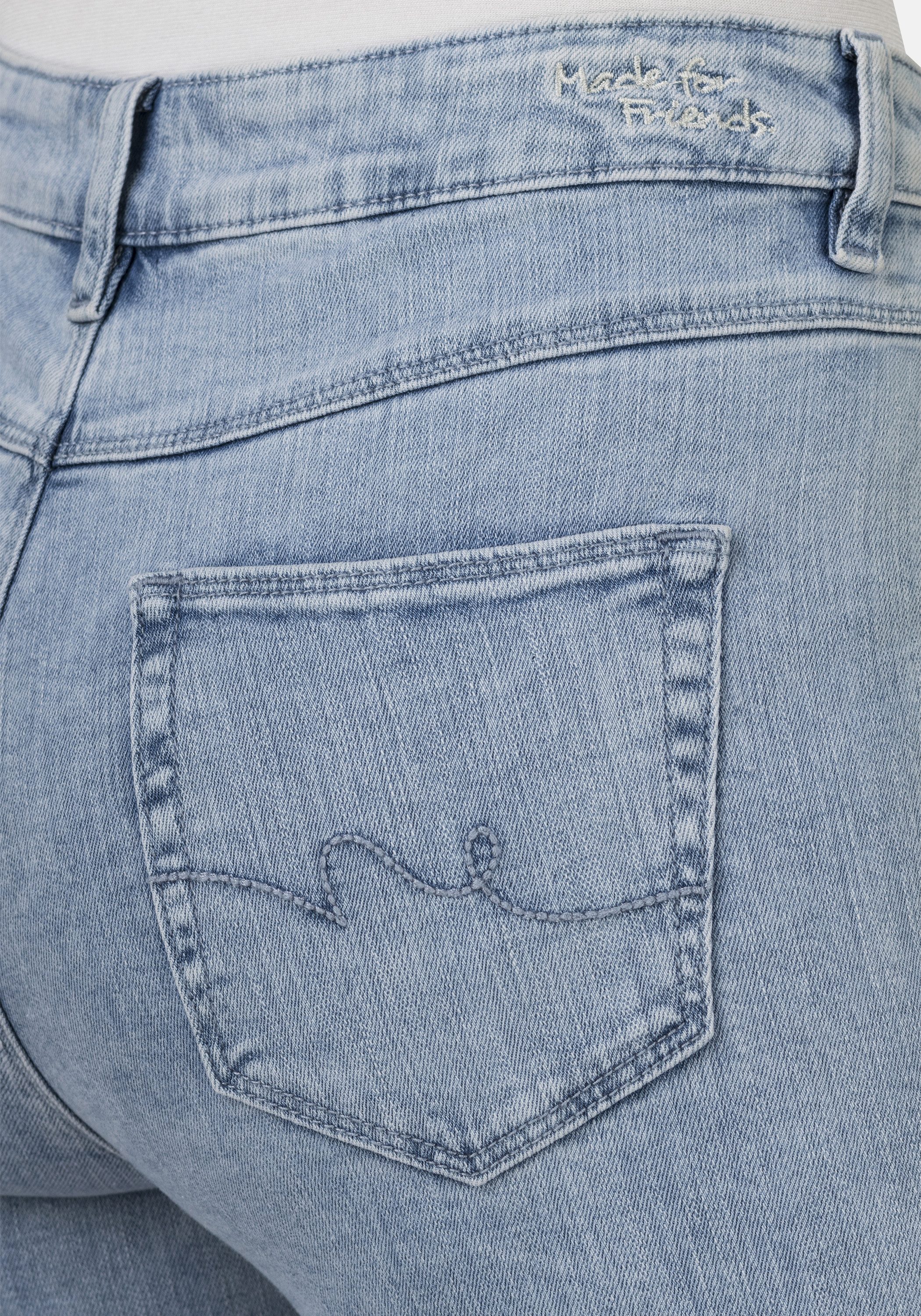 STOOKER WOMEN 5-Pocket-Jeans Zermatt Fashion Straight Fit Jeans Straight Fit Casual Acid Wash Denim Jeans für Damen