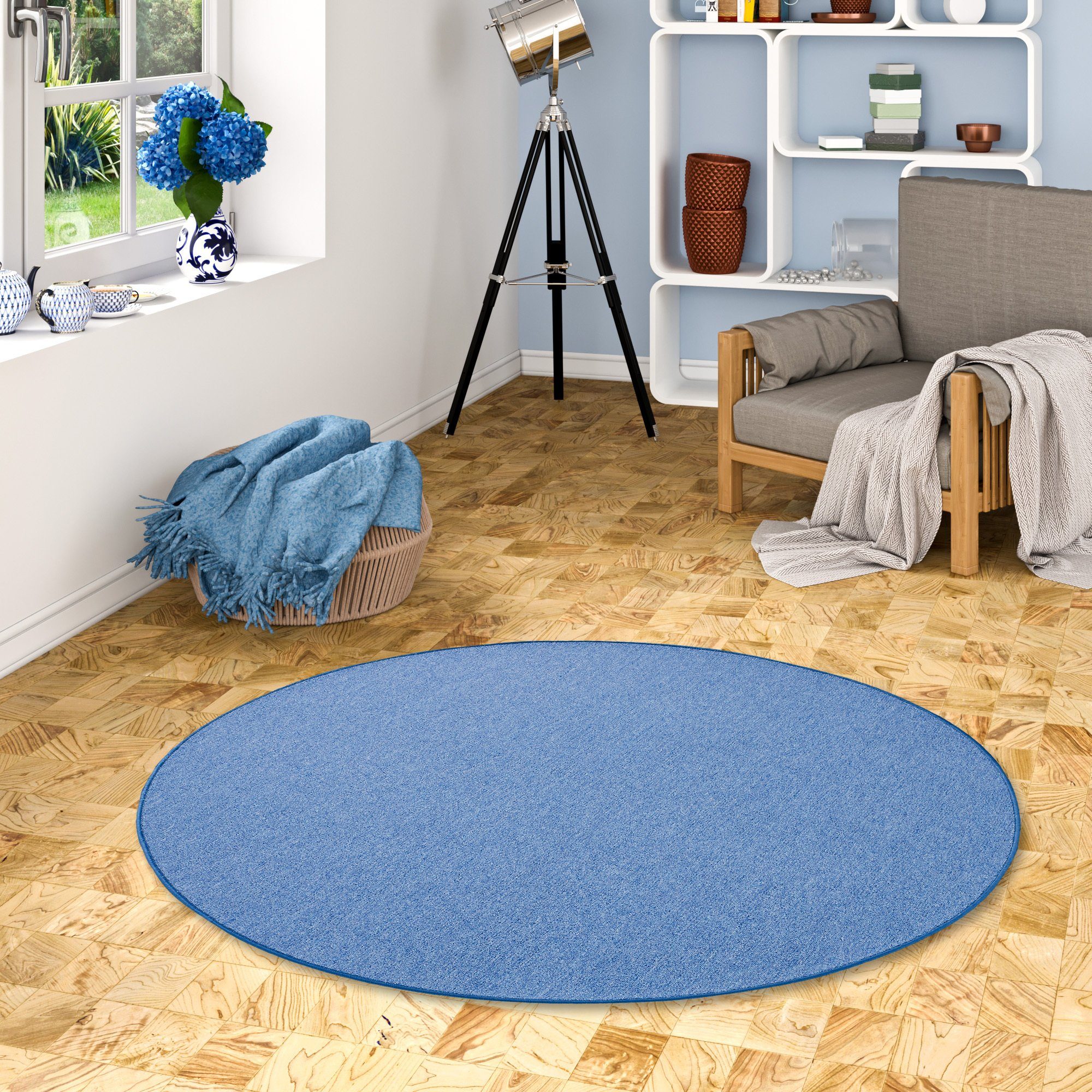 Snapstyle Veloursteppich Feinschlingen Velour Teppich Strong günstig online kaufen