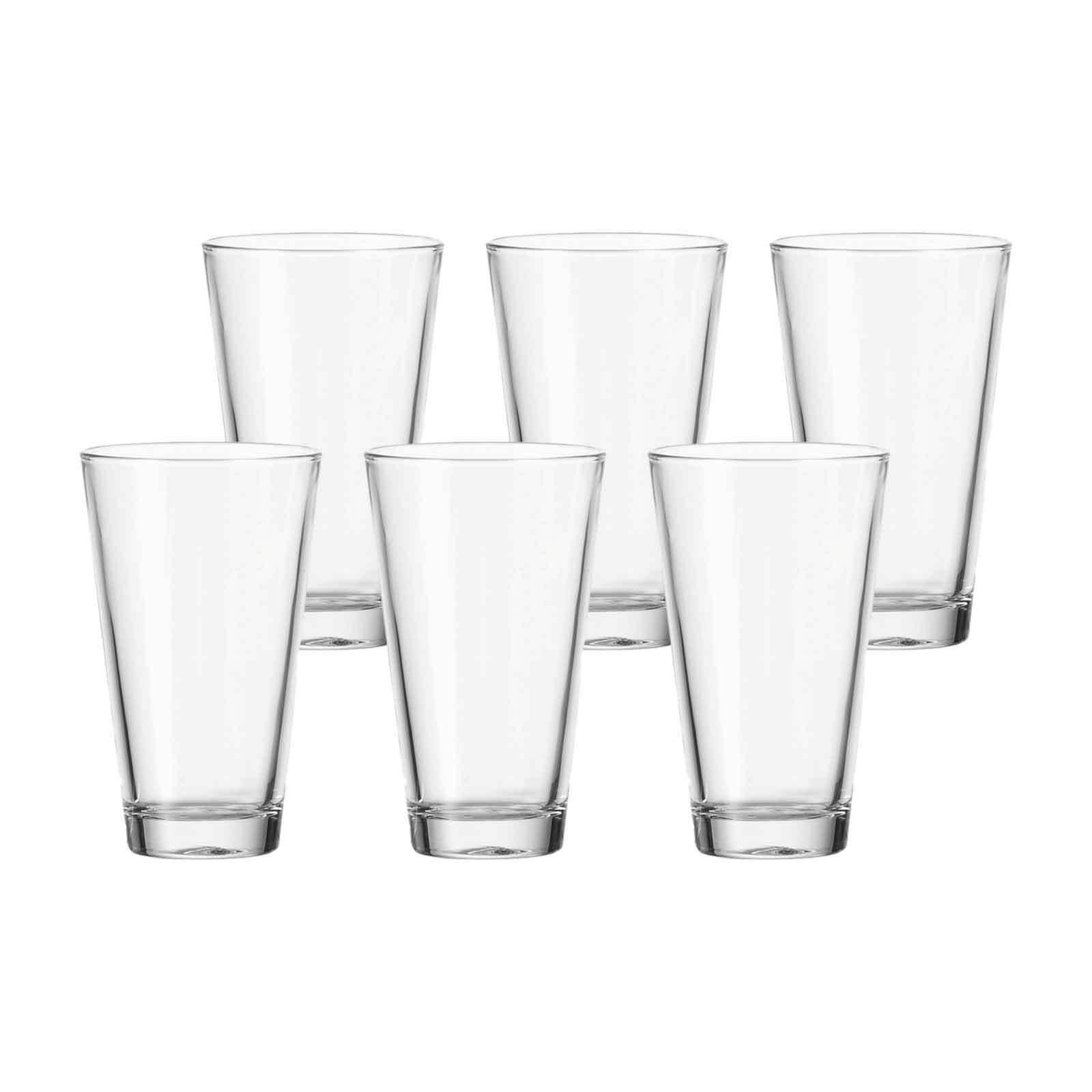 LEONARDO Glas Ciao Trinkgläser 300 ml 6er Set, 6-tlg., Glas