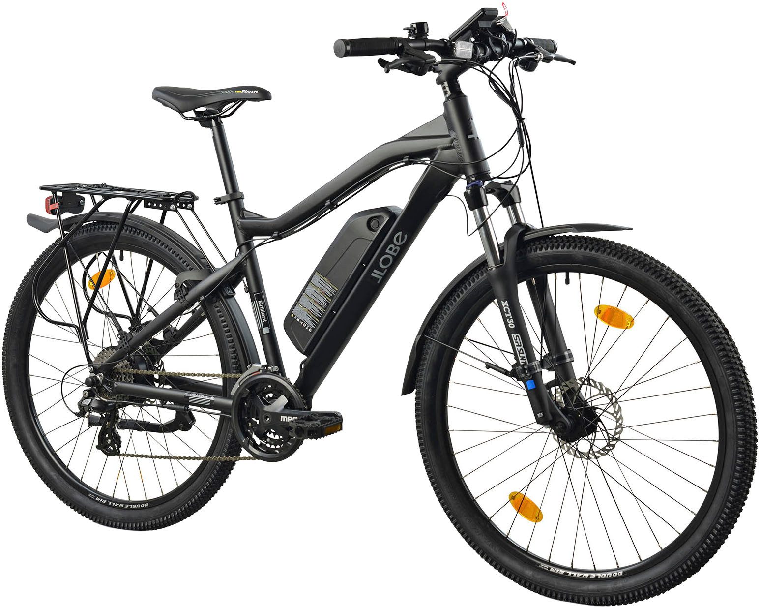 LLobe E-Bike Mountainbike Mountain E-Bike 27,5" Brillant, 24 Gang Shimano Altus Schaltwerk, Kettenschaltung, Heckmotor, 468 Wh
