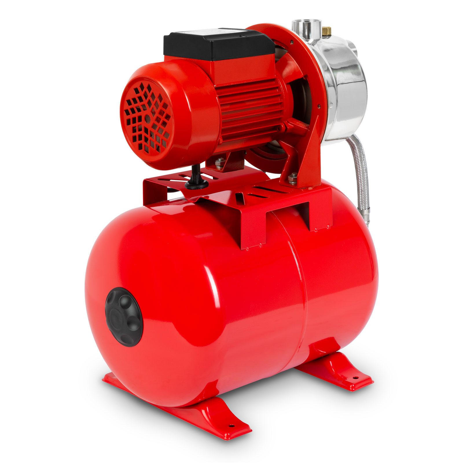 EBERTH Hauswasserwerk Hauswasserwerk 3600 L/h Förderleistung, 750W, Pumpe mit Druckschalter für Automatikbetrieb, 9 m Ansaughöhe