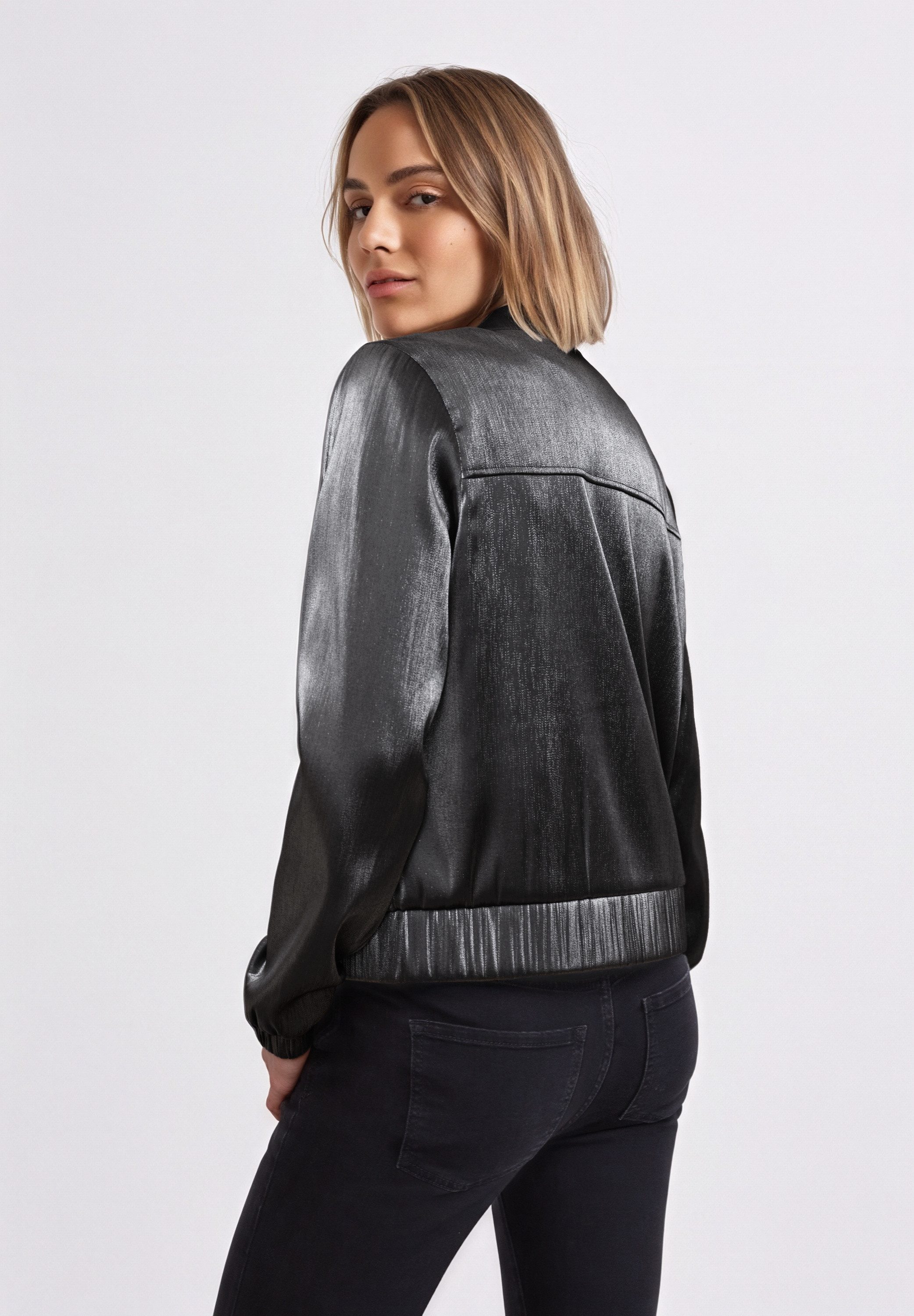 STREET ONE STUDIO Blouson aus softer Viskose günstig online kaufen