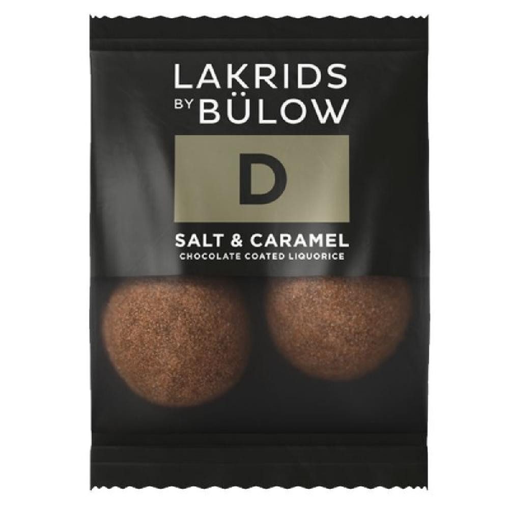 Lakrids by Bülow Süßigkeit Schokoladen-Lakritz Mini D - Salt & Caramel (2 Stück)