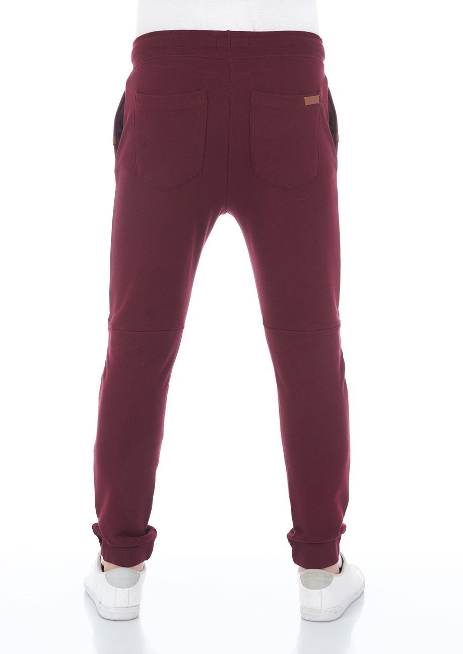 riverso Sweathose Herren Jogginghose RIVSven Slim Fit Trainingshose aus pflegeleichter Baumwollmischung