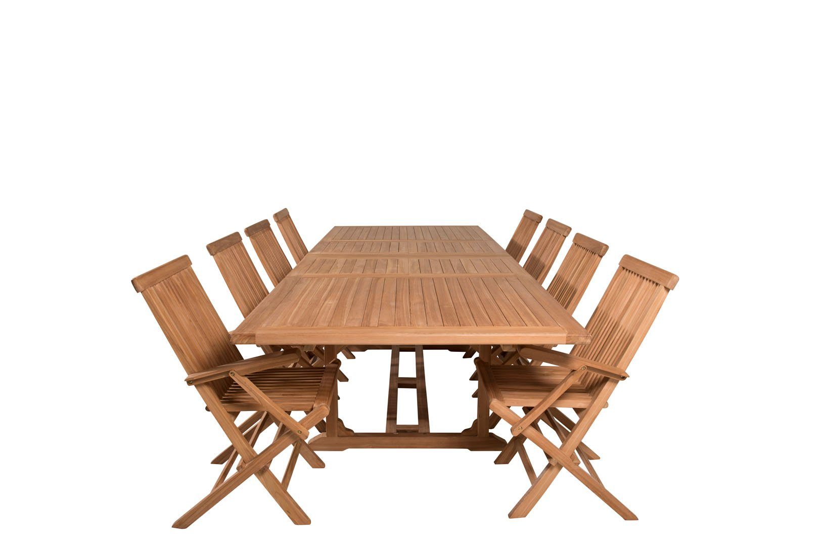 ebuy24 Garten-Essgruppe Kenya Gartenset Tisch 110x195/295cm und 8 Stühle A, (9-tlg). Reduzierter Preis € 2.230,95. Unverbindliche Preisempfehlung € 3.717,95