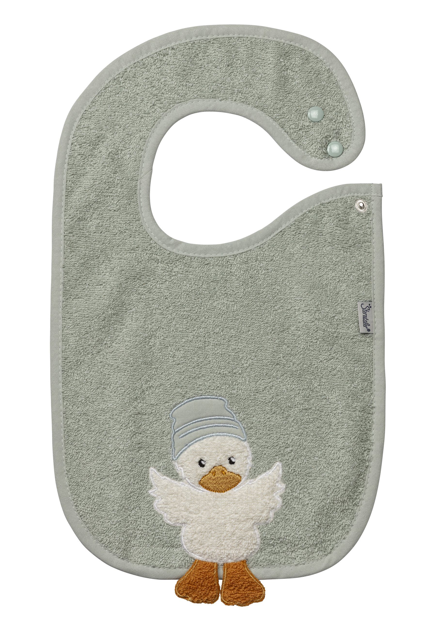 Sterntaler® Lätzchen Lätzchen Druckknopf ENTE Edda, (Set, 1-St)