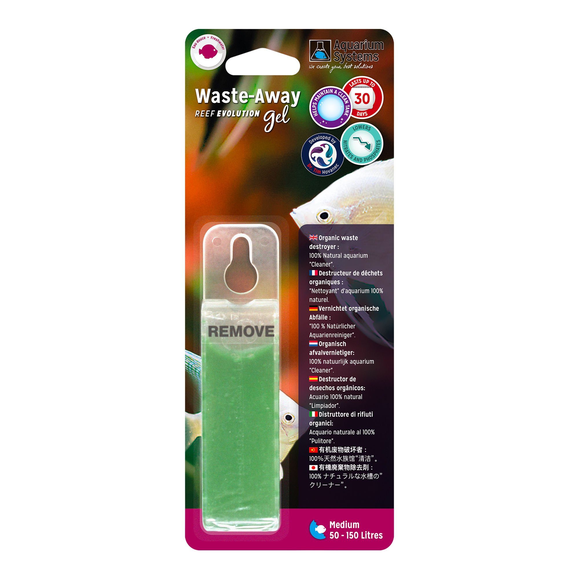 Aquarium Systems Aquariumpflege Waste-Away Gel Freshwater