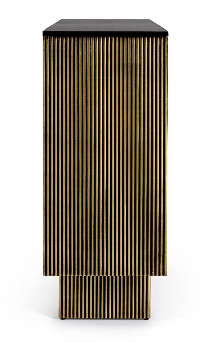 Feeling4Home Barschrank Virat aus Mangoholz, 160 cm
