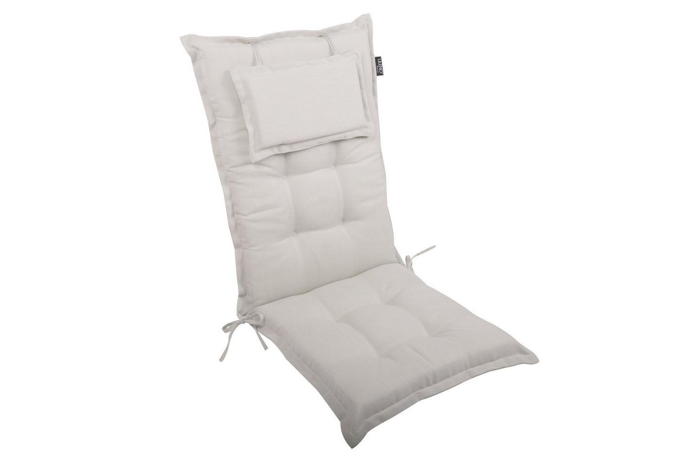 LILENO HOME Hochlehnerauflage Gartenstuhl Auflage, bequeme Sitzauflage für Gartenmöbel, Stuhlkissen, (1 St., 1er Set), Polsterauflage Natur Y, Sitzpolster für Klappstühle