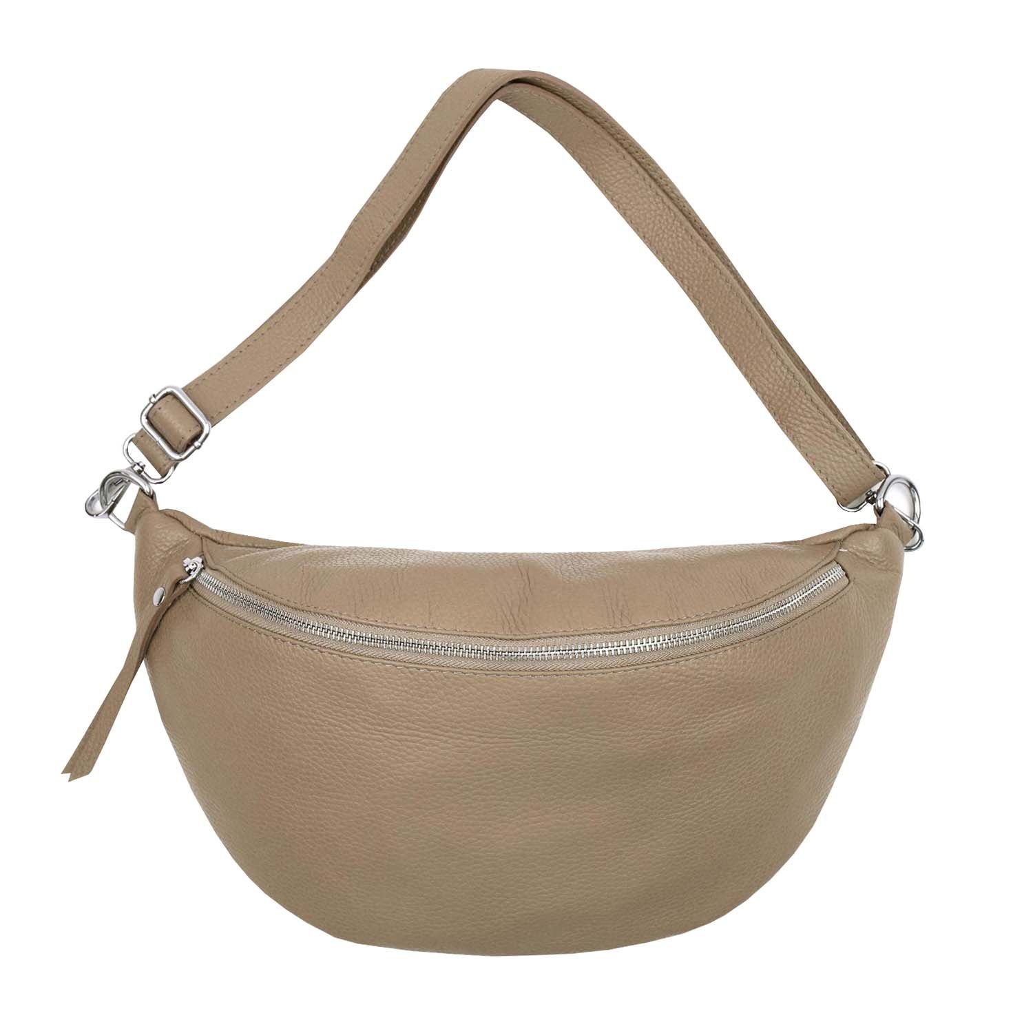 Schultertasche Damen Leder Tasche Bodybag Brusttasche Crossbody