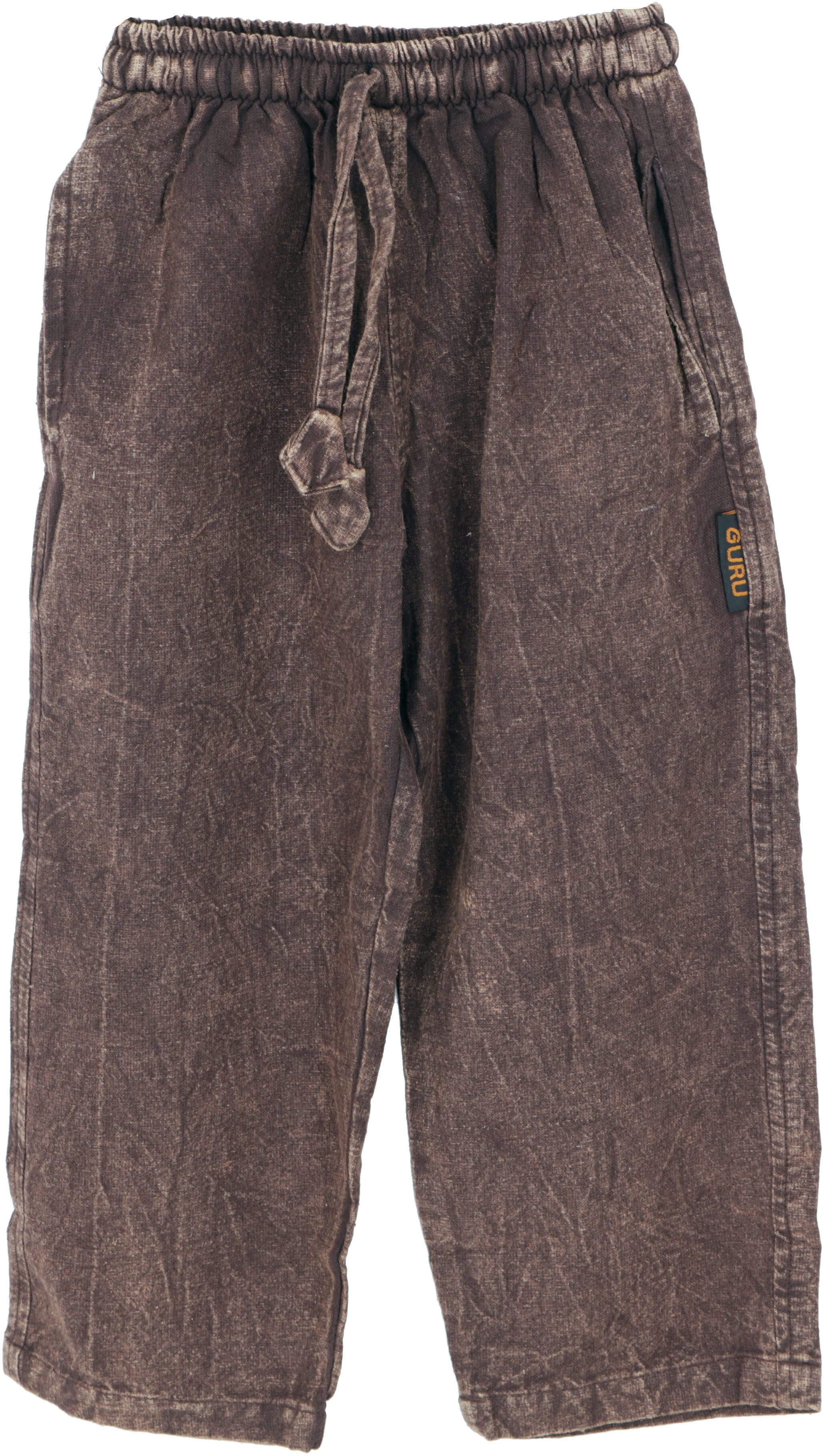 Guru-Shop Relaxhose Boho Kinderhose, stonewash Kinderhose loose fit..