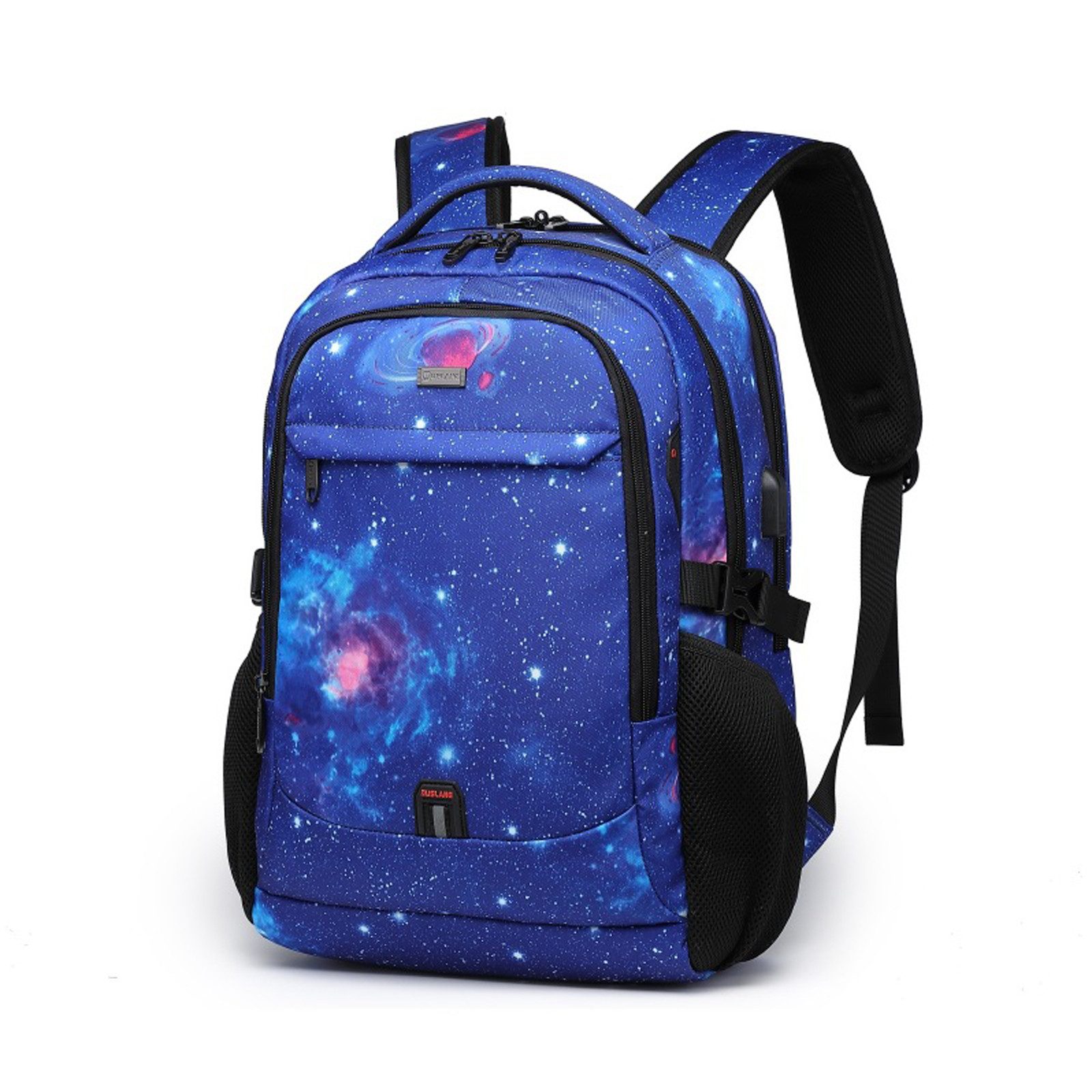REDOM Laptoprucksack Laptop Rucksack Рюкзаки Schulrucksack Wasserbeständig Laptoptasche (Laptop Notebook Tasche Schule Uni Rucksack, mit USB-Lade-Anschluss, Anti-Diebstahl, Backpack mit Laptopfach), Herren Damen Jungen Teenager Freizeit Arbeit Business Reisen