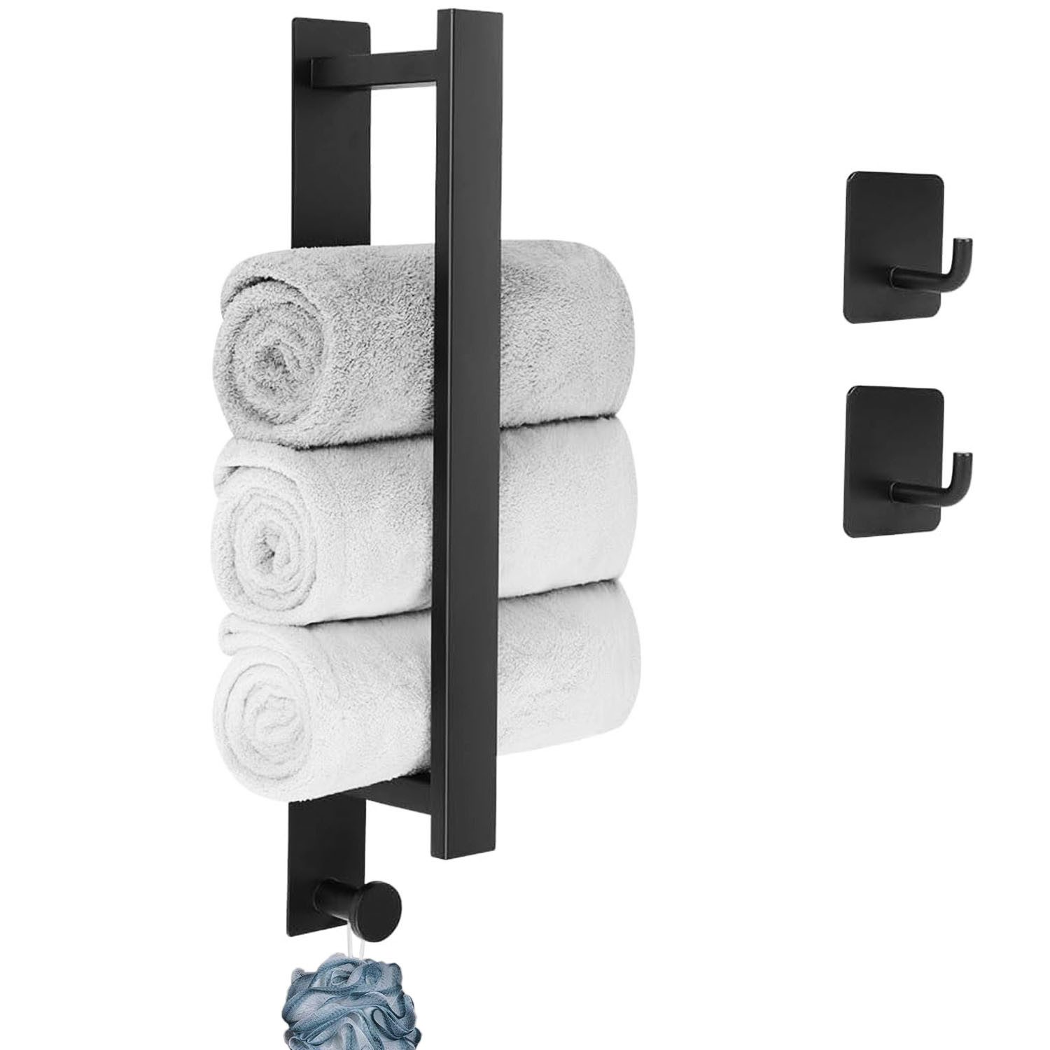 SURFOU Handtuchstange Handtuchhalter Ohne Bohren schwarz Selbstklebender mi günstig online kaufen