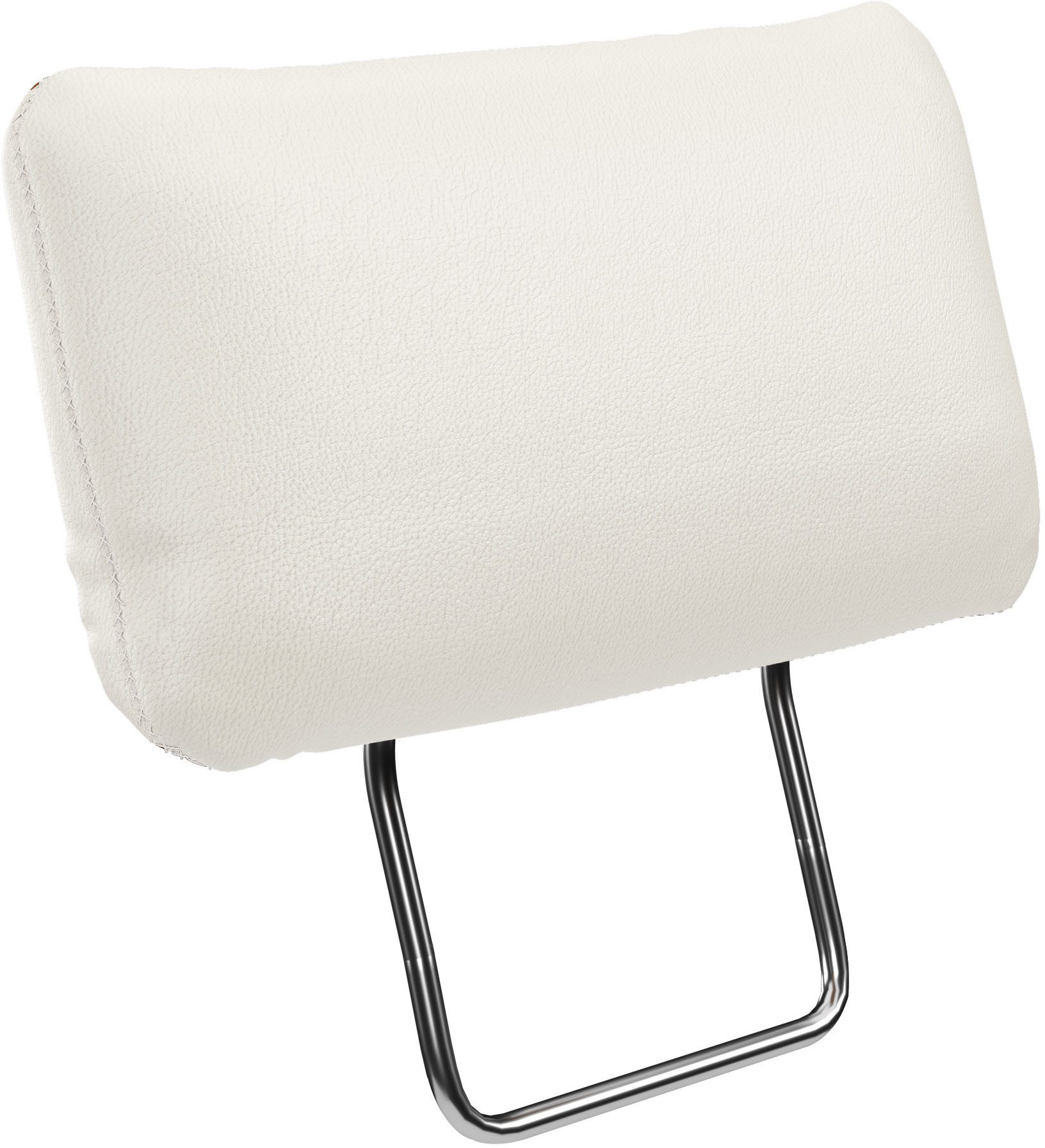 OTTO home Sofa-Kopfstütze Varese, (1 Stück), Kreuznaht in beige
