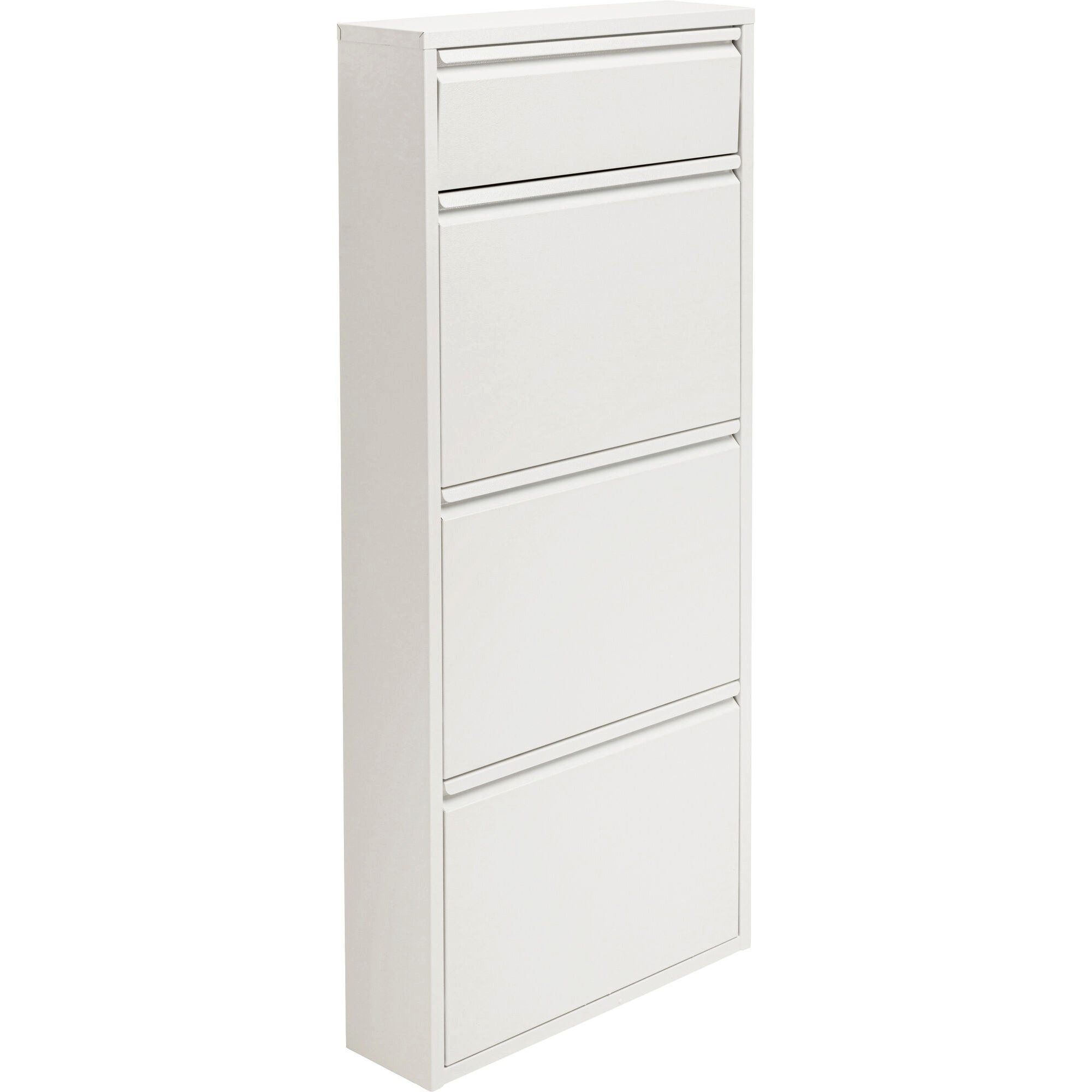 Kare Design Schuhschrank Caruso schmaler Schuhkipper mit 3+1 Klappen