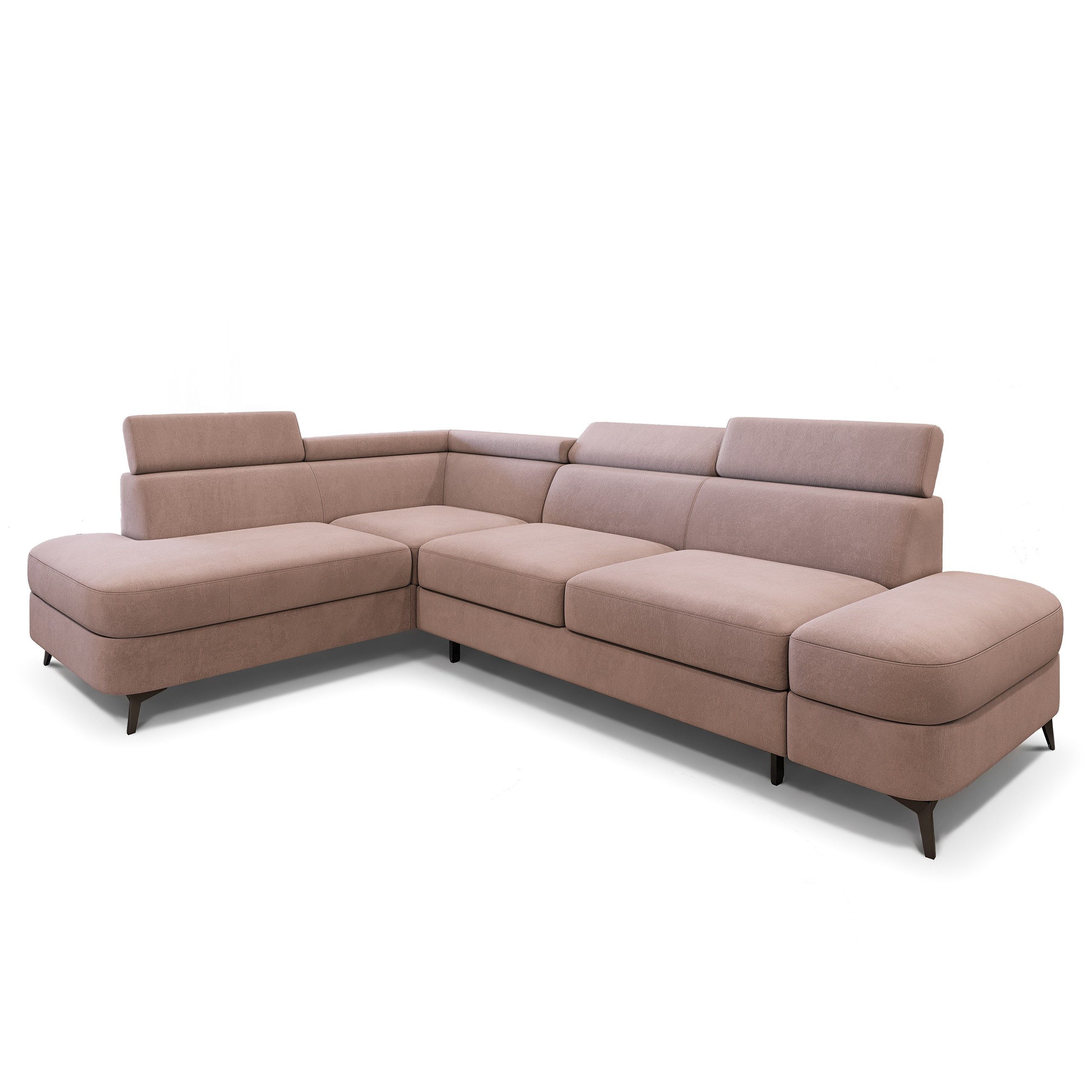 Masseno Ecksofa AVISE mit Schlaffunktion L-Form, Sofa mit Bettkasten