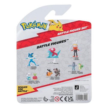 Jazwares Actionfigur Pokémon Battle Figure Set Figuren 3er-Pack Wolly, Kanivnaha, Blitza