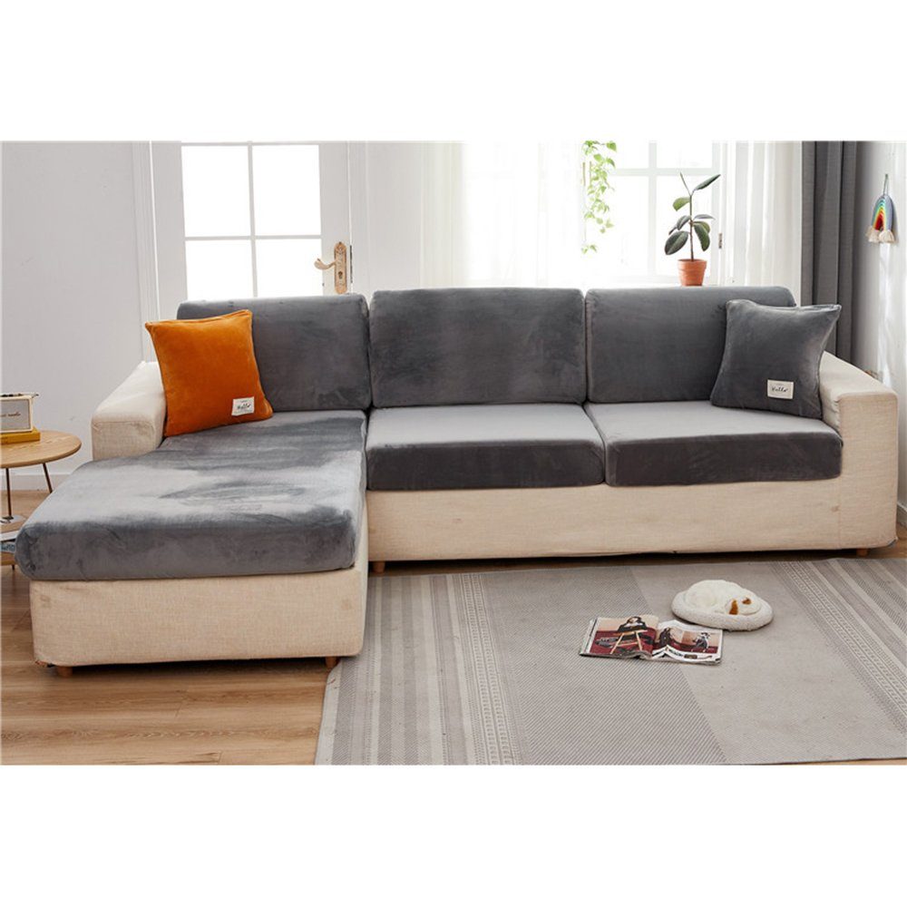 Kaket Sofahusse Sofabezug L Form,Weihnachten Stretch Sitzkissenbezug, für L günstig online kaufen