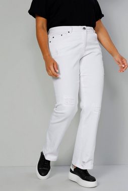 Angel of Style Regular-fit-Jeans 7/8-Jeans Komfort Fit Destroy-Effekte 5-Pocket