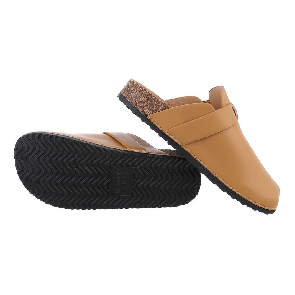 Ital-Design Damen Mules Freizeit Pantolette (85275977) Flach Pantoletten in günstig online kaufen