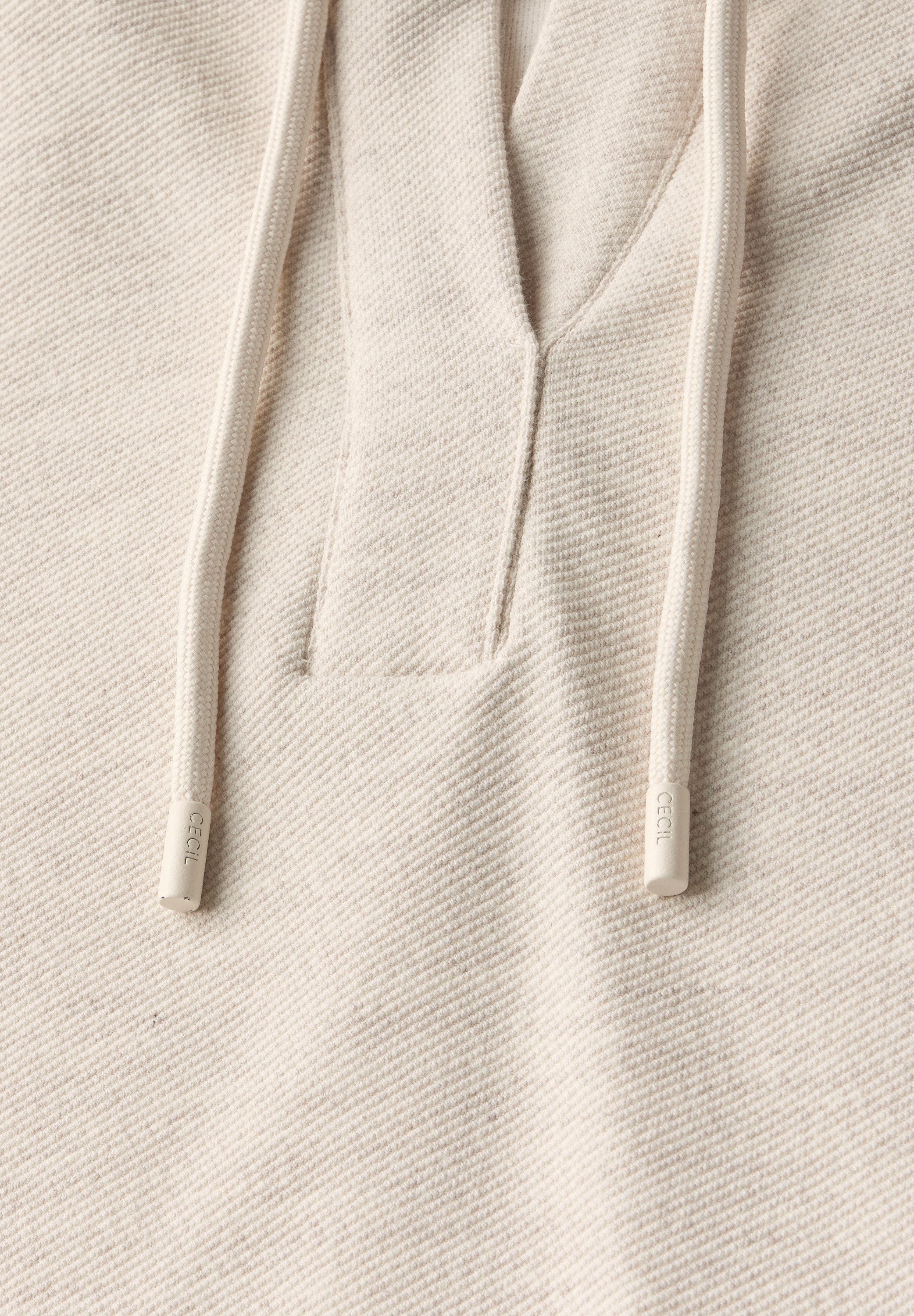 CECIL Hoodie mit Tunnelzugband am Kragen