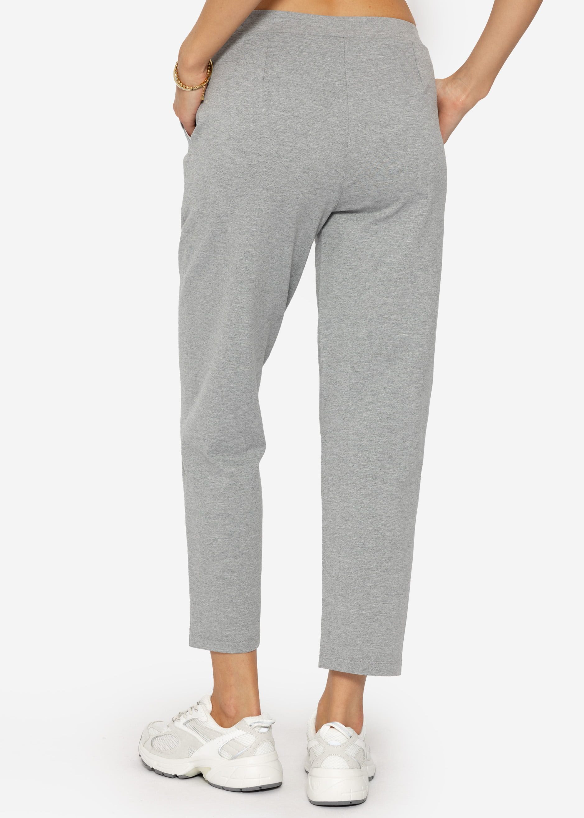 SASSYCLASSY Chinohose Chinohose Damen mit Ziernaht günstig online kaufen